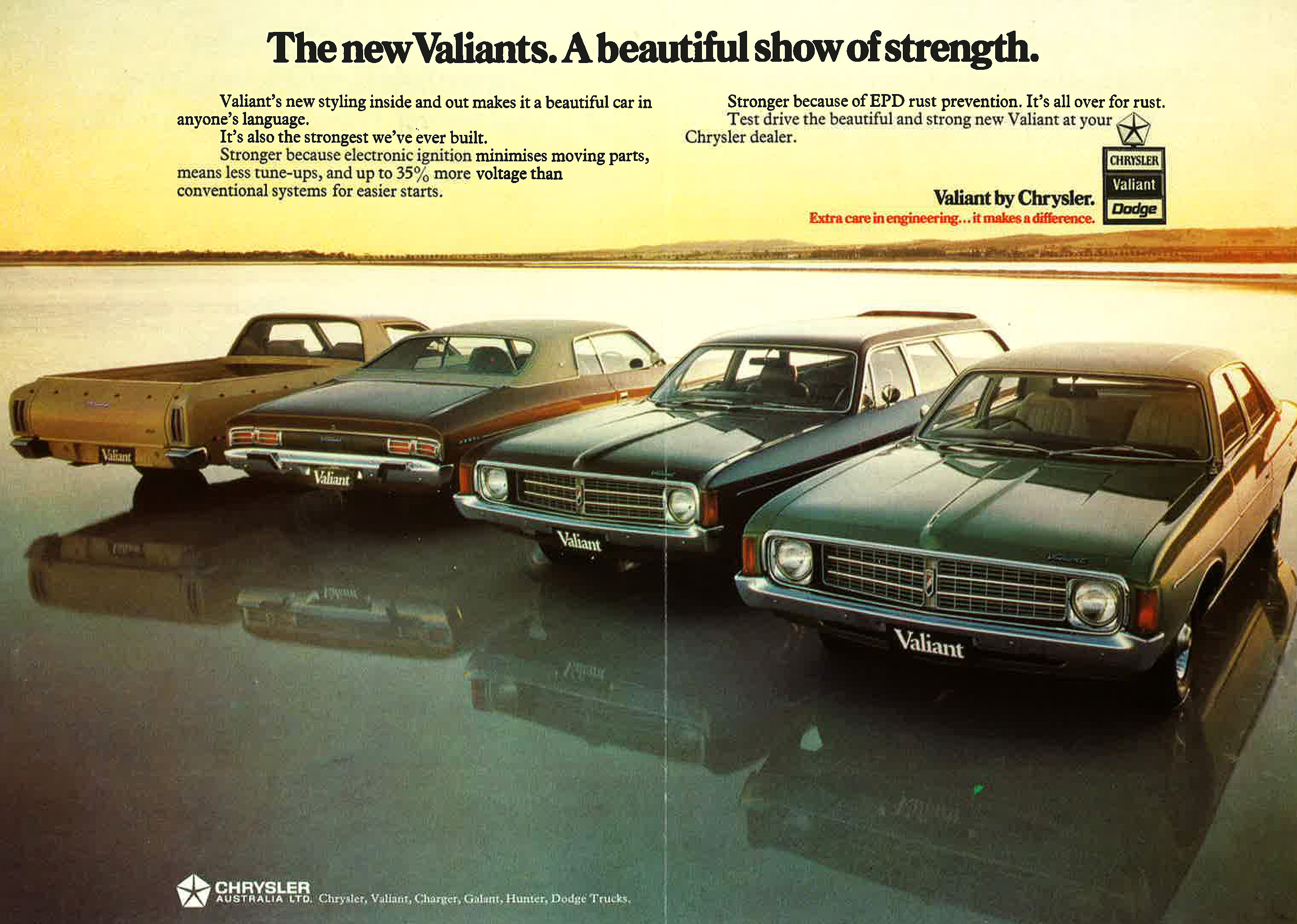 1973 Valiant VJ 6pg Flyer - Australia page_04_05