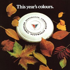 1974 Valiant VJ Colour and Trim - Australia