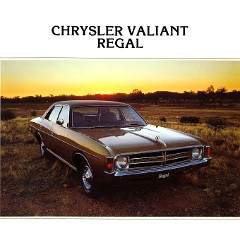 5/400491 1971 Chrysler Valiant Regals original Australian sales brochure 