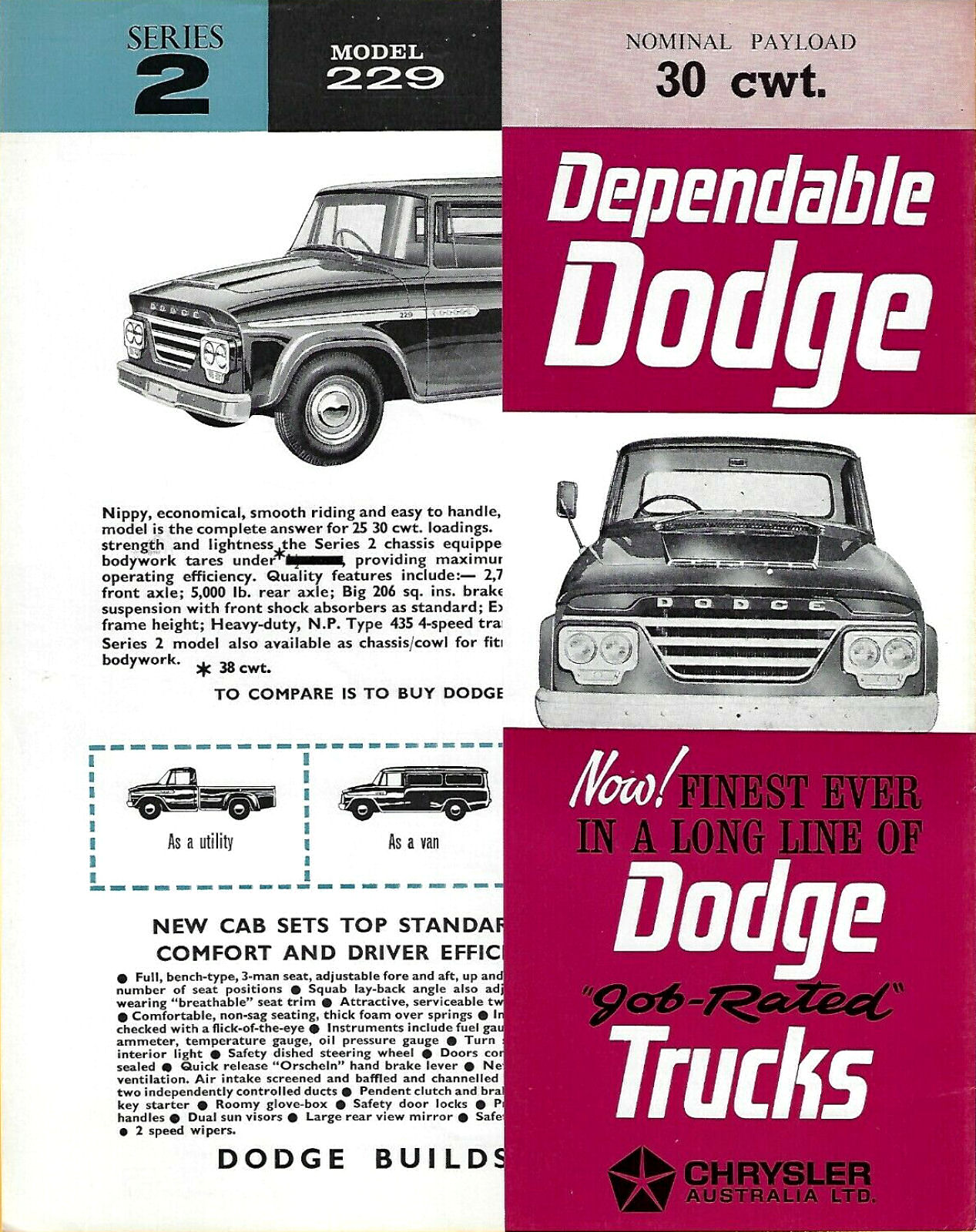 1963 Dodge Series 2 Trucks (Aus)-01a