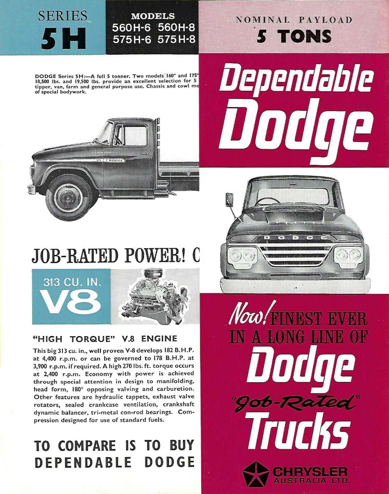 1963 Dodge Series 5H Trucks (Aus)-01a