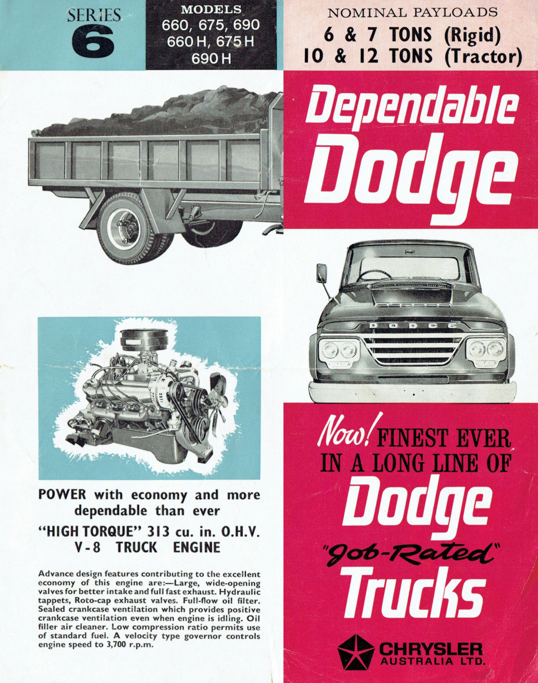 1963 Dodge Series 6 (313) Trucks (Aus)-01a