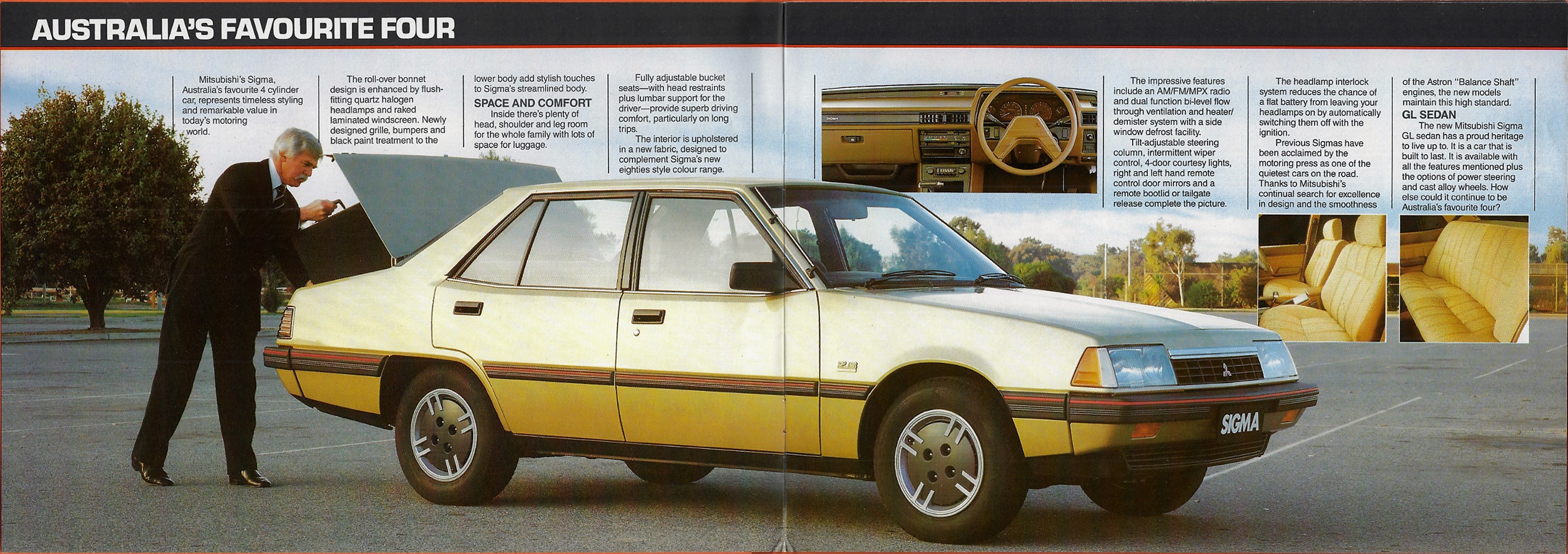 1986 Mitsubishi Sigma Brochure Australia 02-03