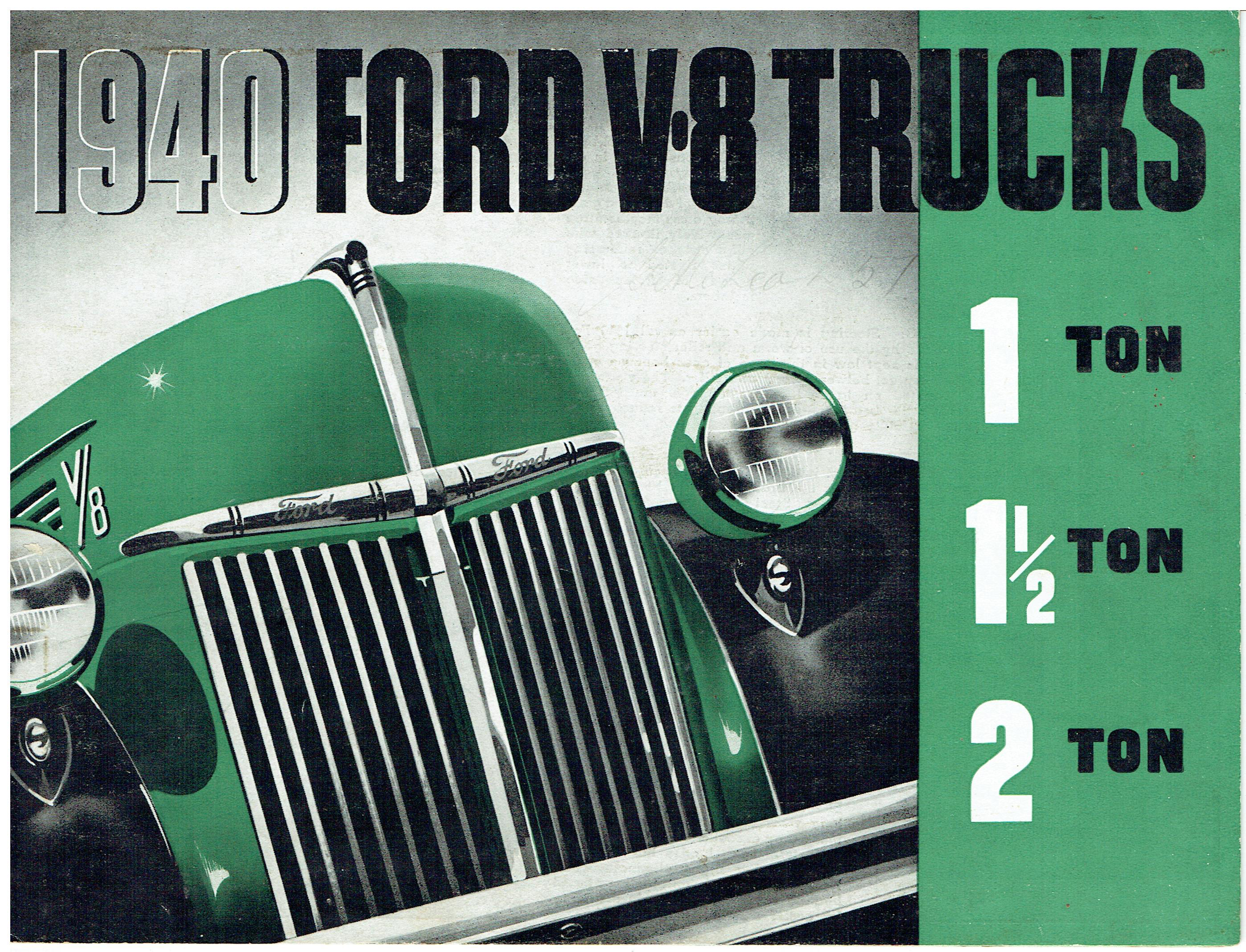 1940 Ford 1-2 Ton Truck front cover