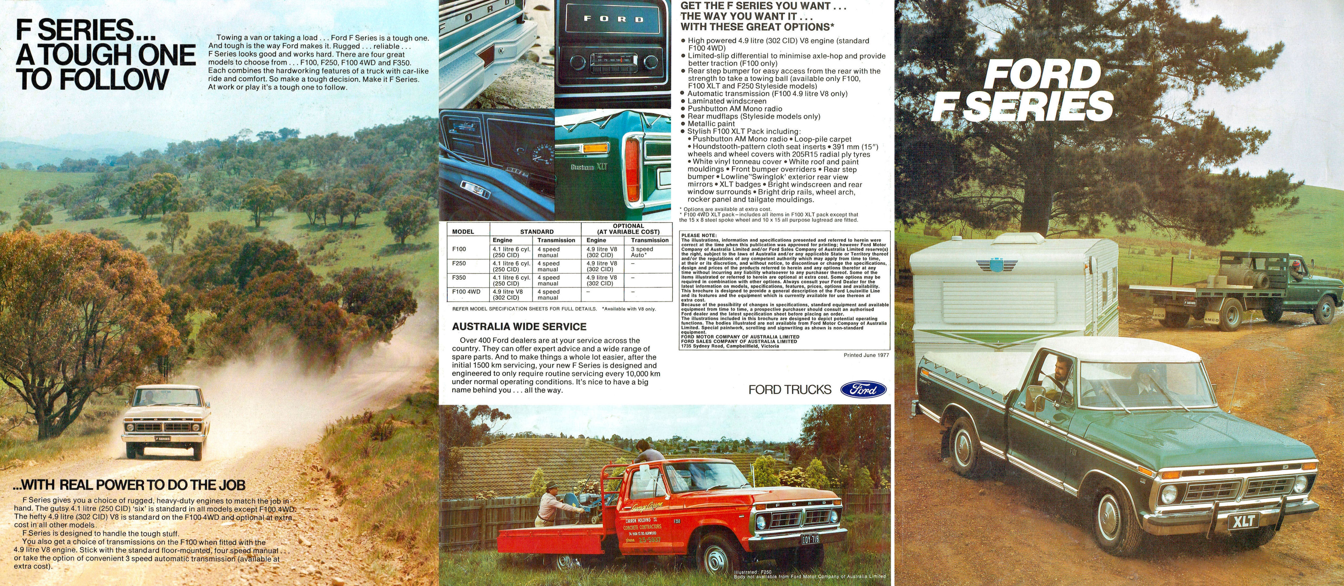 1977 Ford F Series Trucks (Aus)-Side A