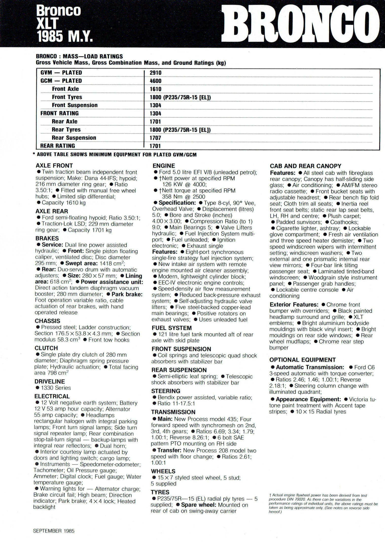 1985 Ford Truck Data Sheet (Aus)-02