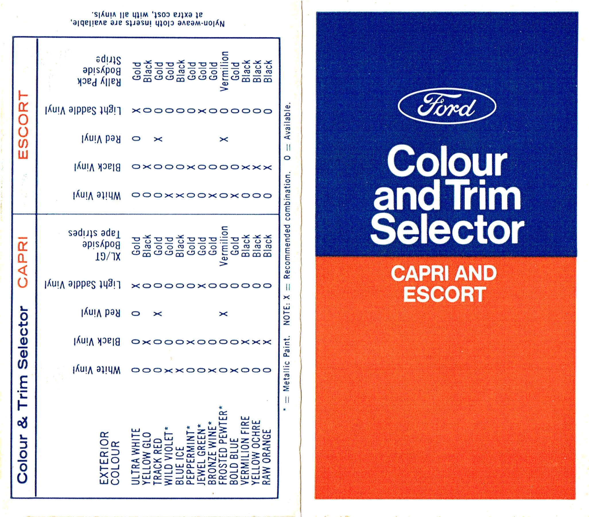 1971 Ford Capri & Escort Colour Folder (Aus)-04-01