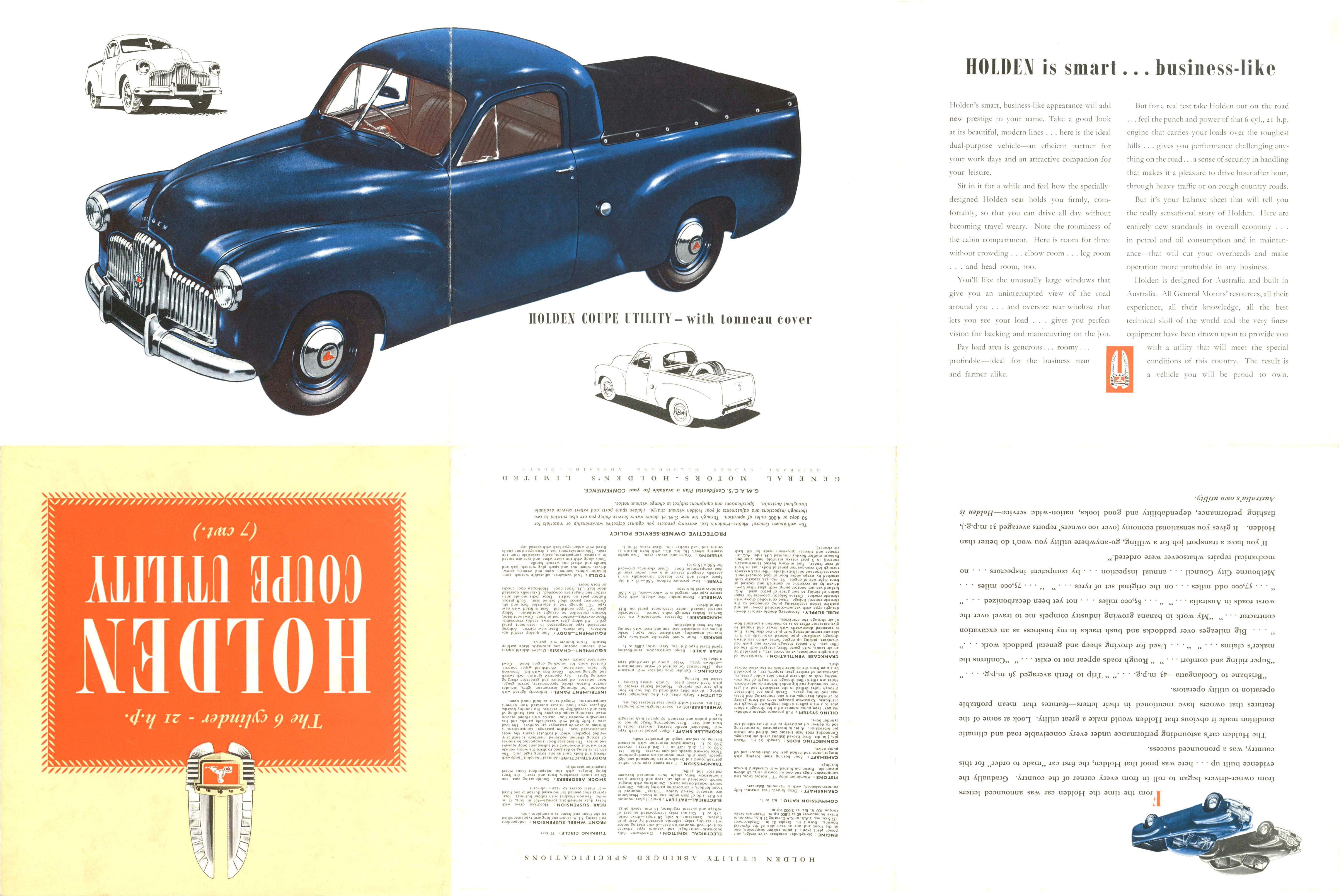 1951_Holden_FX_Utility_Foldout-Side_A1