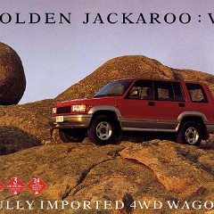 1995 Holden Jackaroo V6 Brochure  Australia 01