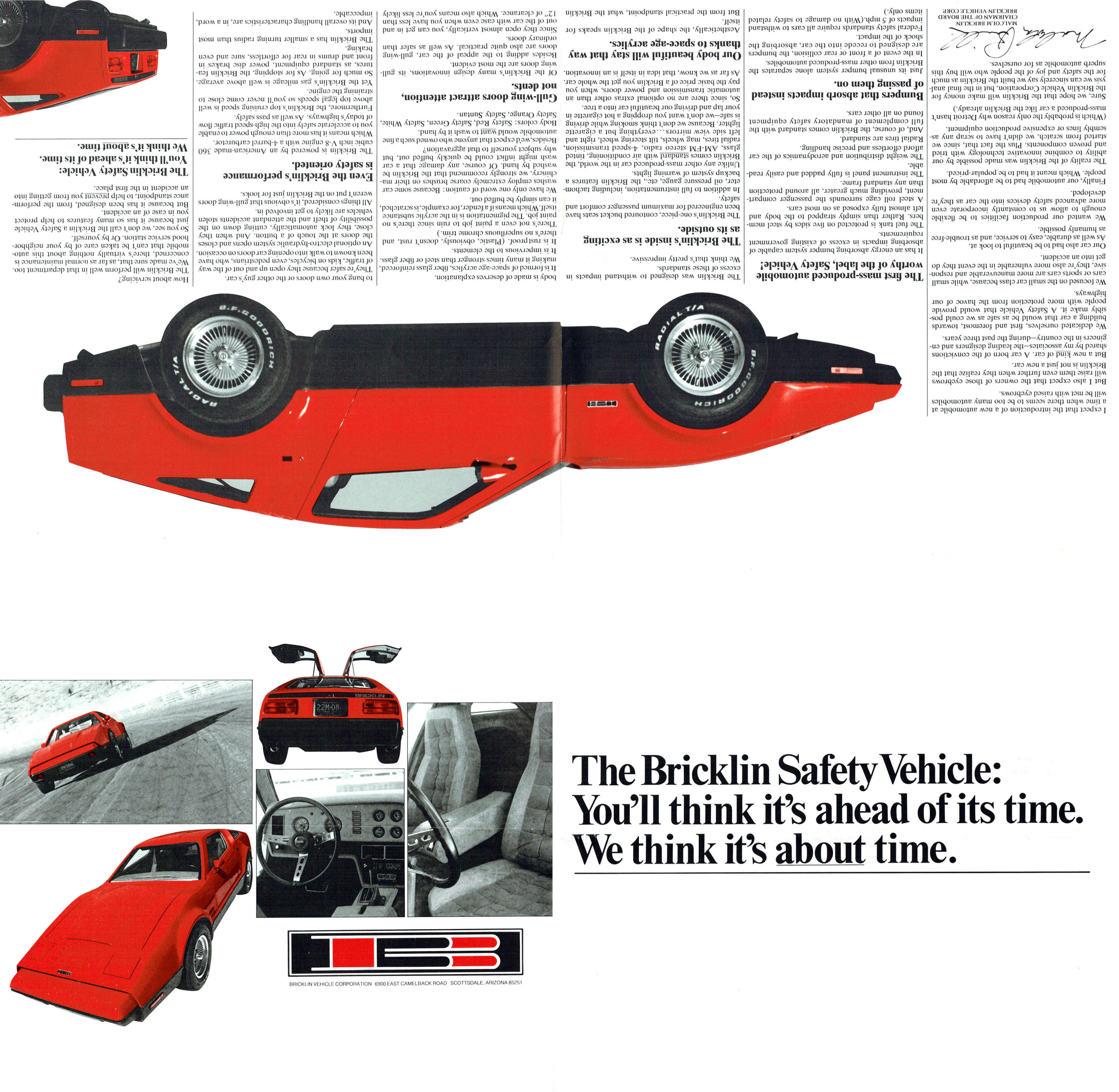 1974 Bricklin Foldout-Side A