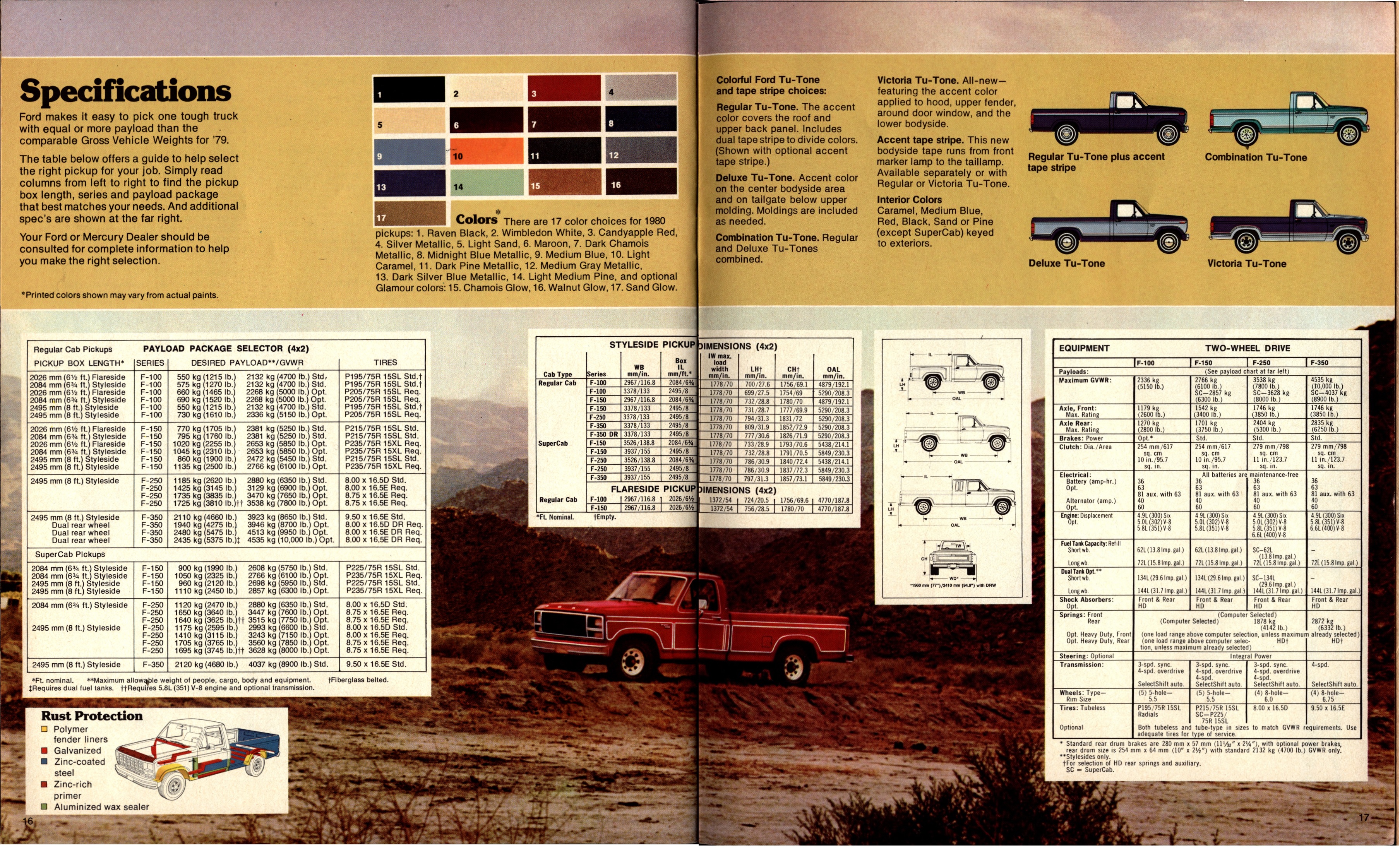 1980 Ford Pickup Brochure (Cdn) 16-17
