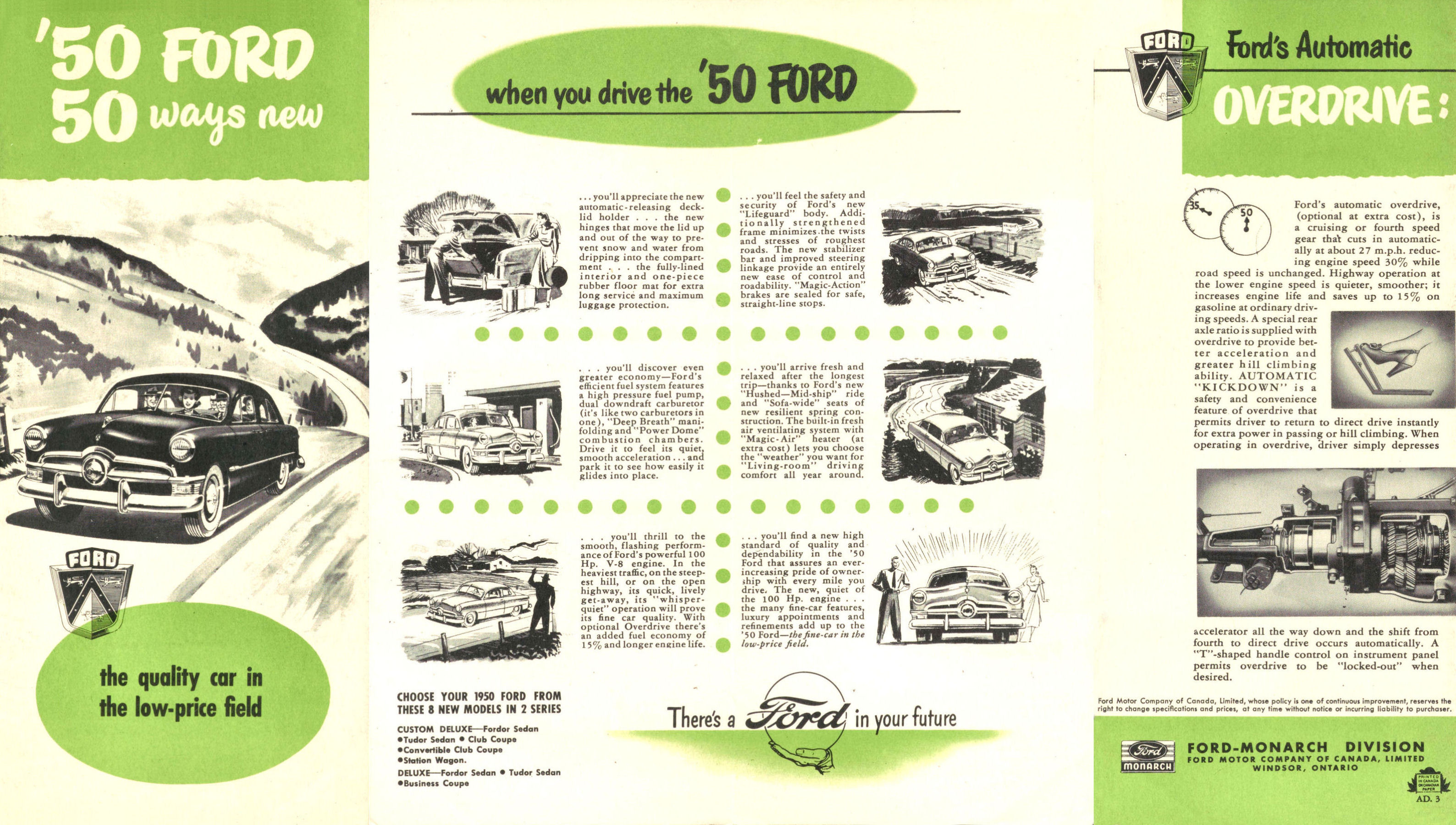 1950 Ford Foldout (Cdn)-Side A