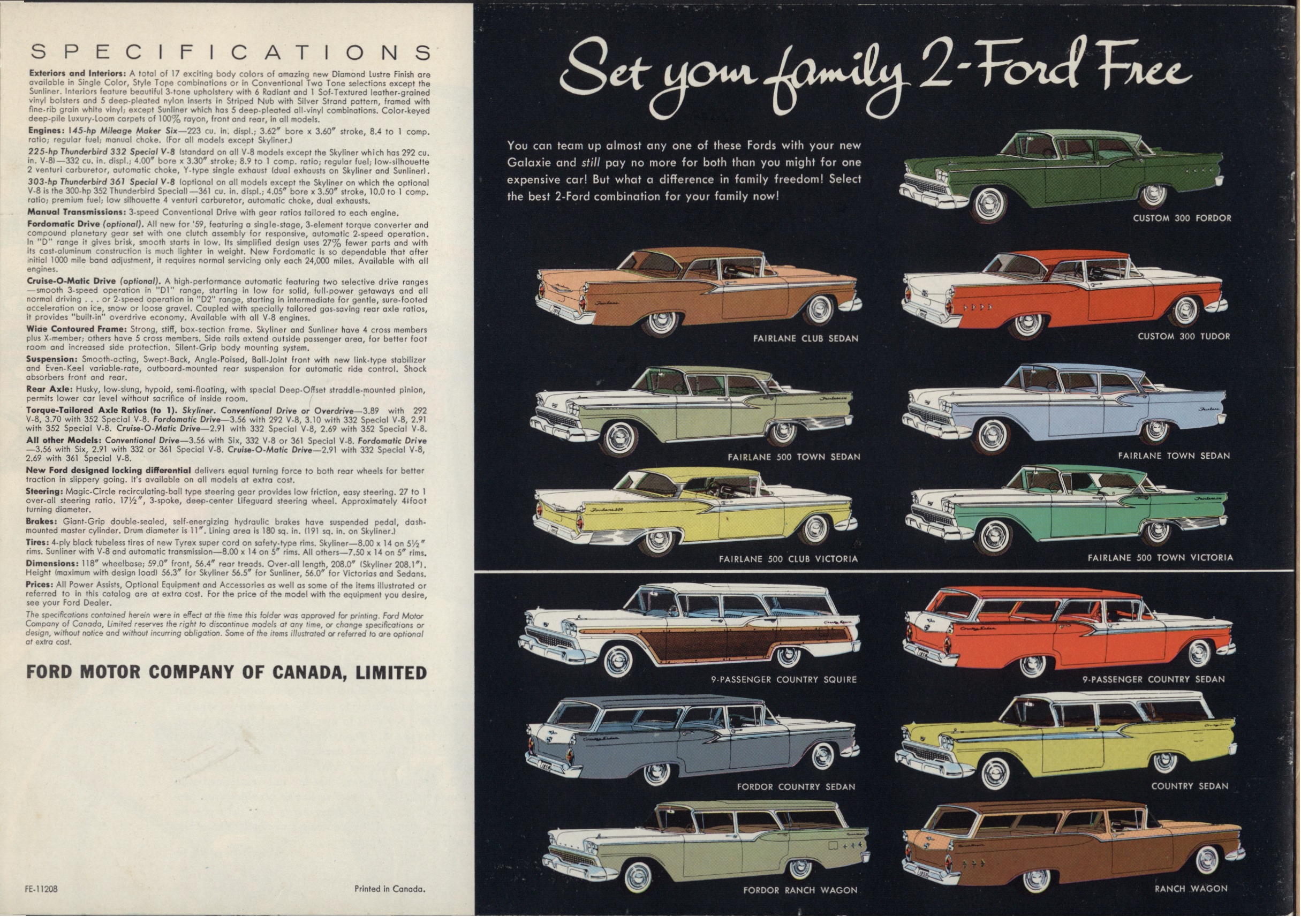 1959 Ford Galaxie Brochure (Cdn) 12