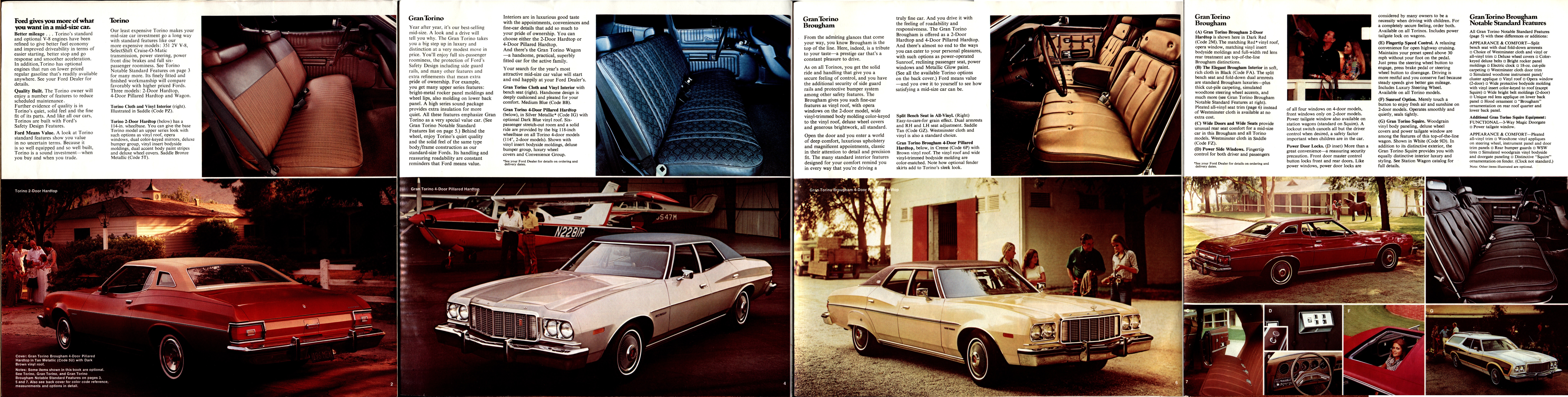 1976 Ford Torino Foldout (Cdn) 02-04-06-07