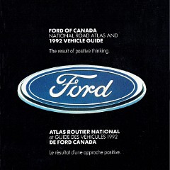 1992-Ford-Canada-Road-Atlas--Guide