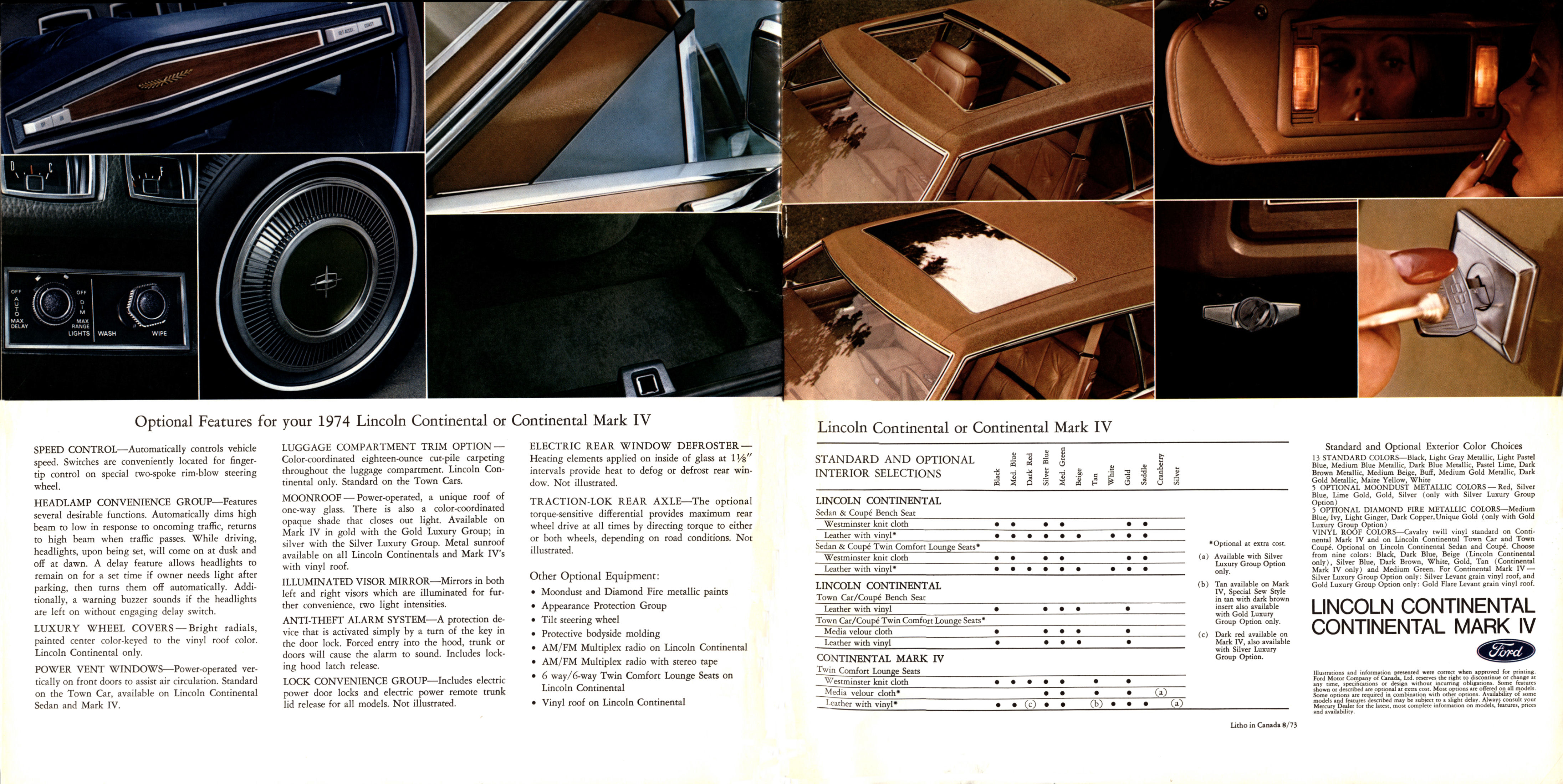 1974 Lincoln Continental & Mk IV (Cdn)-18-19