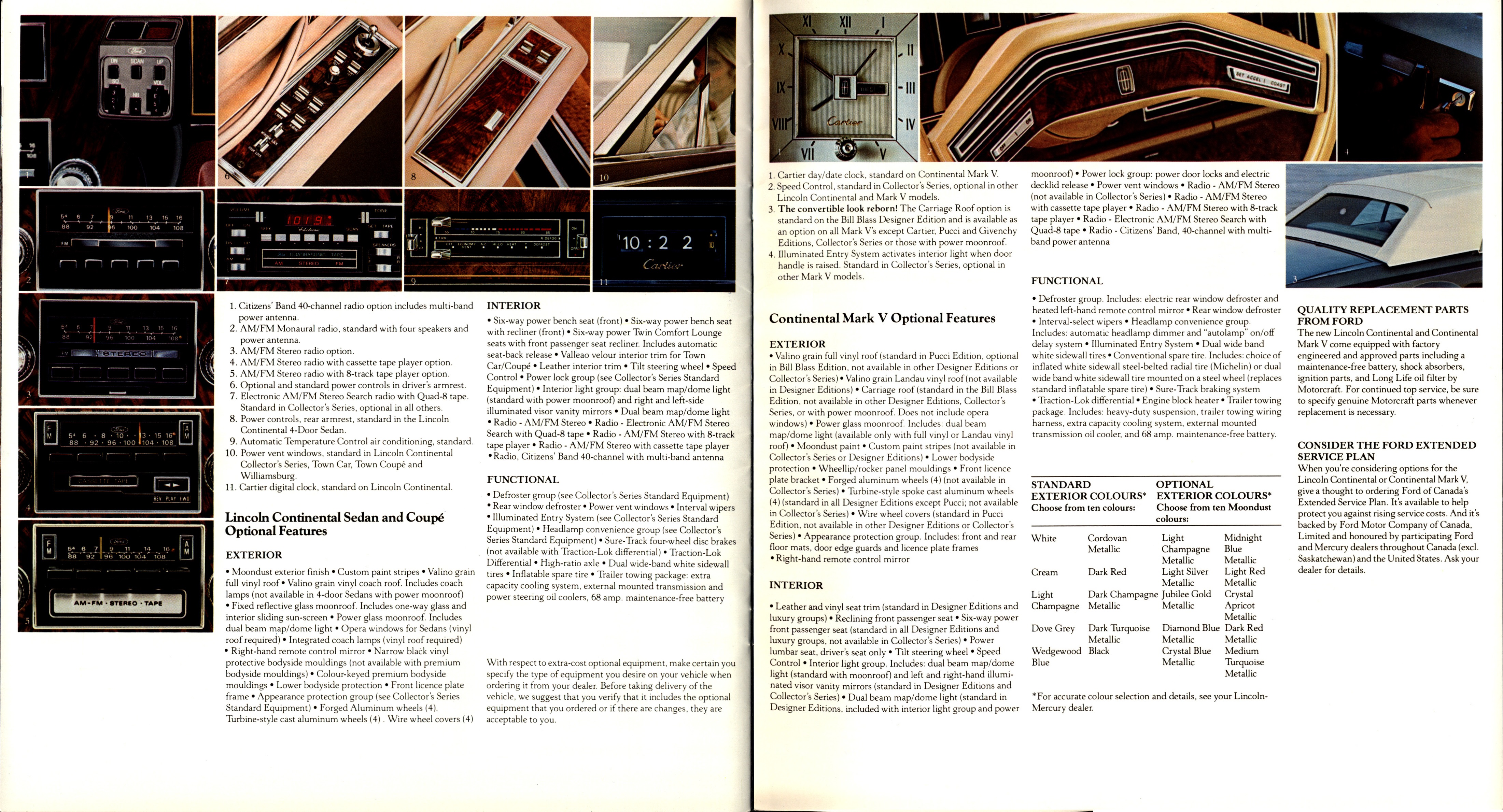1979 Lincoln Continental & Mark V  Brochure (Cdn) 20-21