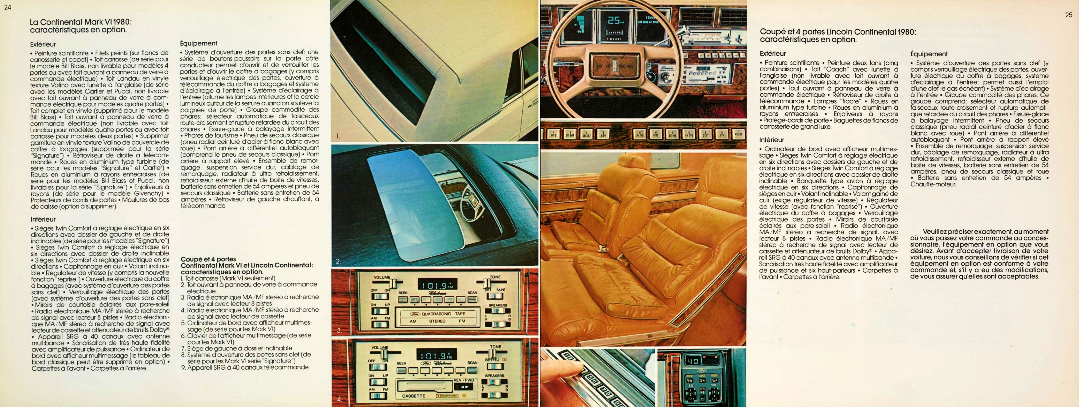 1980-Lincoln Continental & Mk VI Brochure Canada French 24-25