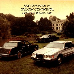 1987 Lincoln Canada French Brochure