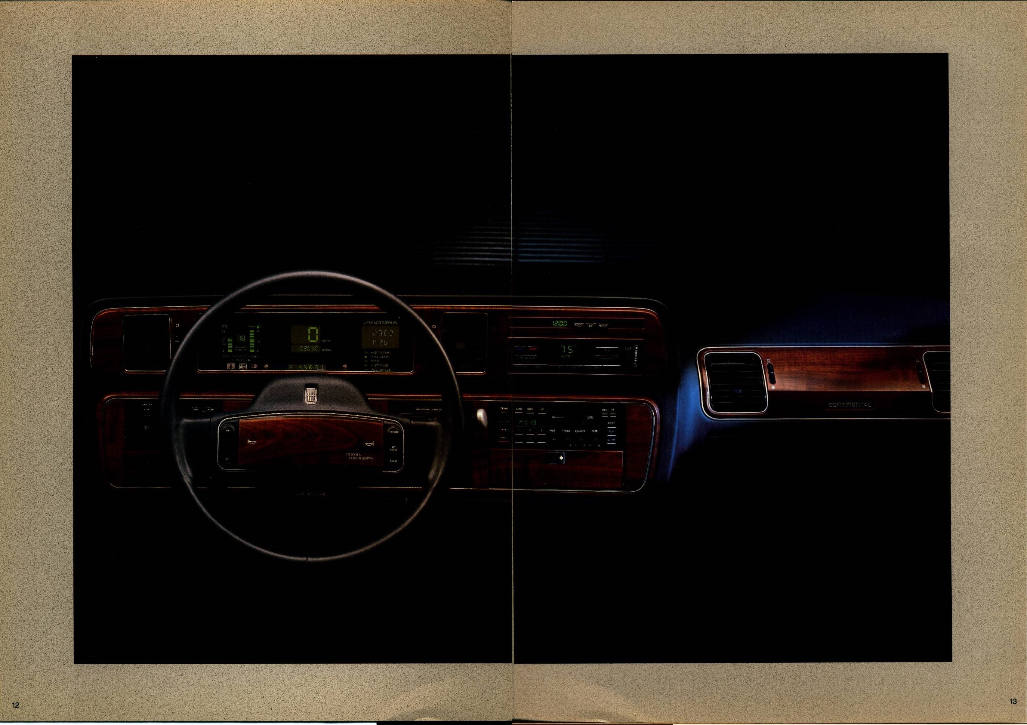 1988 Lincoln Continental Brochure Canada 12-13