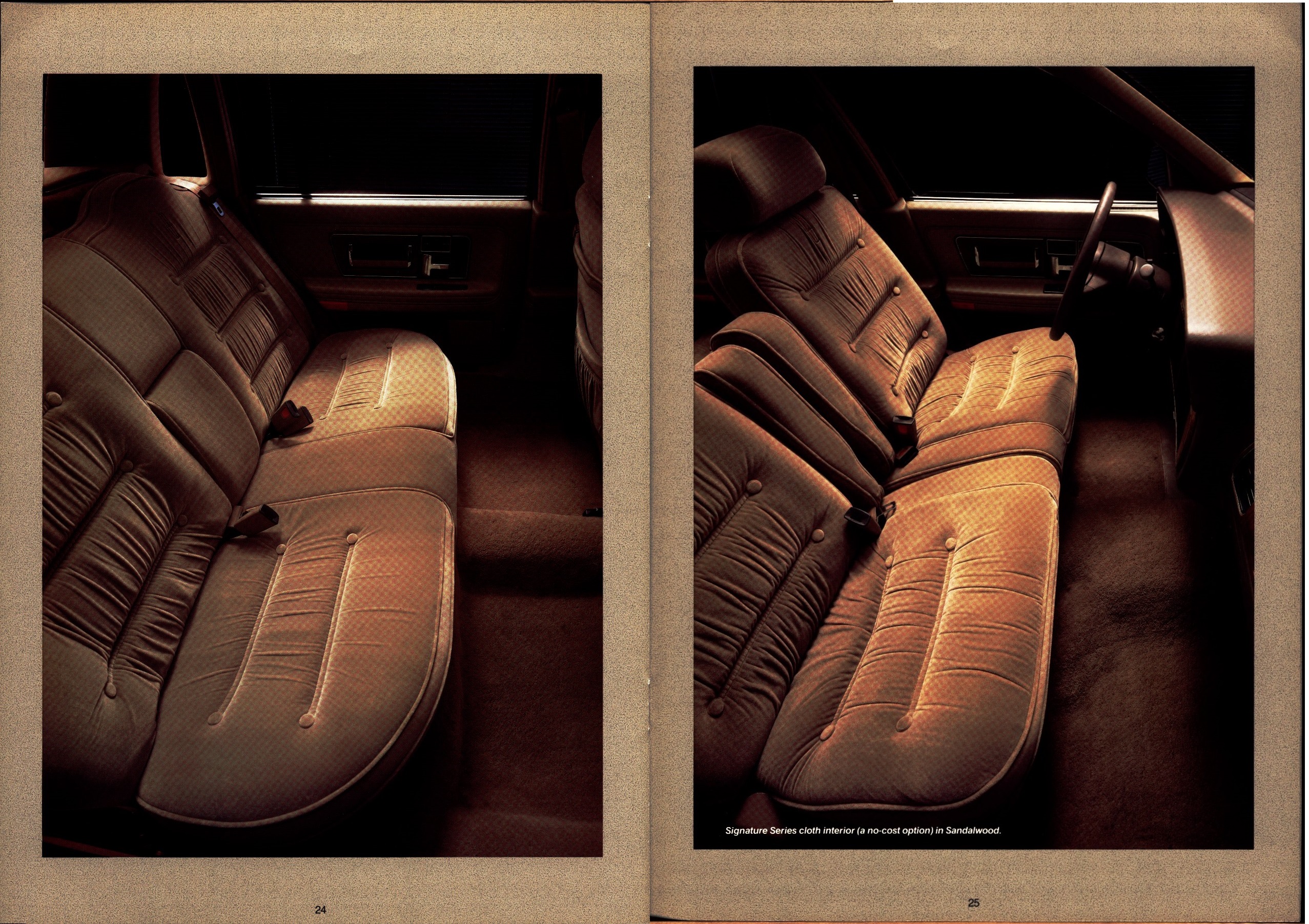 1988 Lincoln Continental Prestige Brochure 24-25