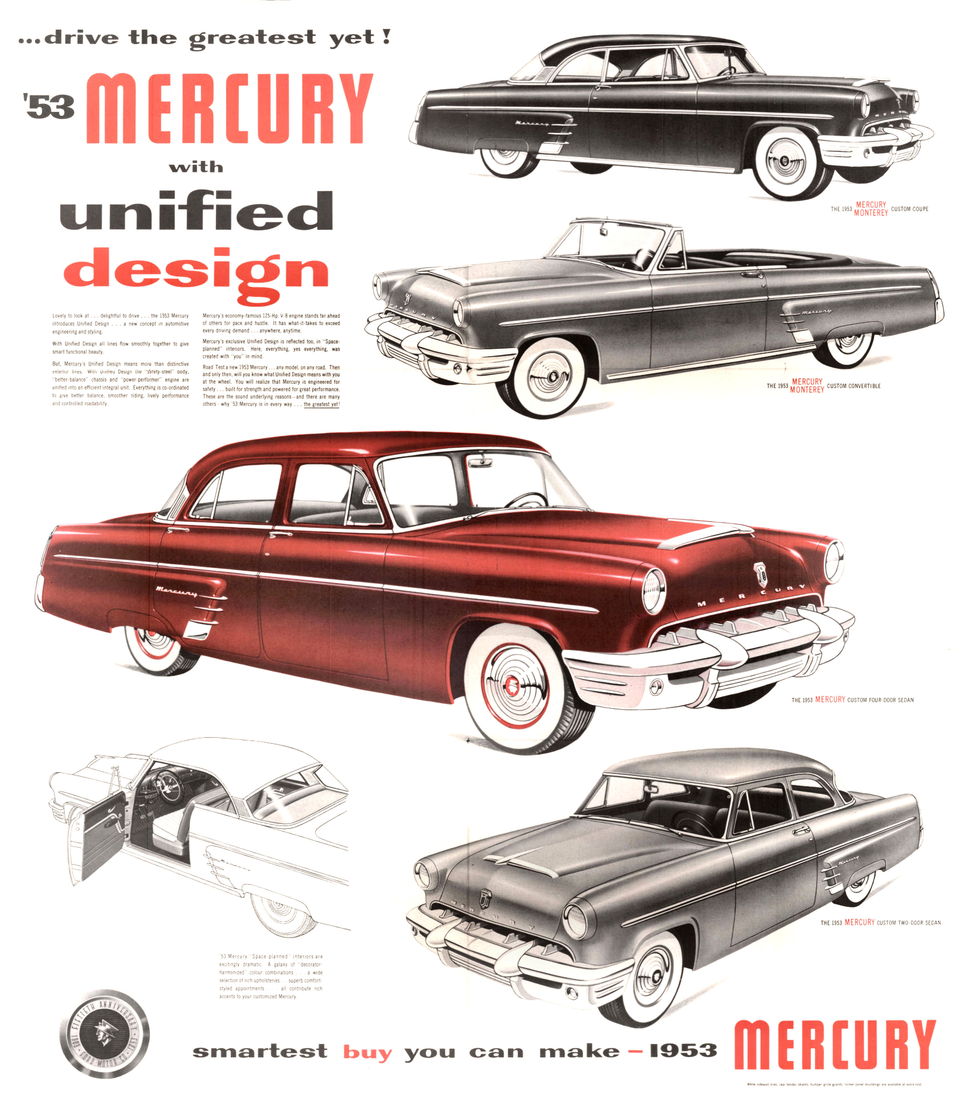 1953 Mercury Foldout (Cdn)-Side B
