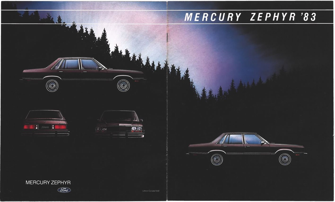 1983 Mercury Zephyr Brochure (Cdn) 08-01