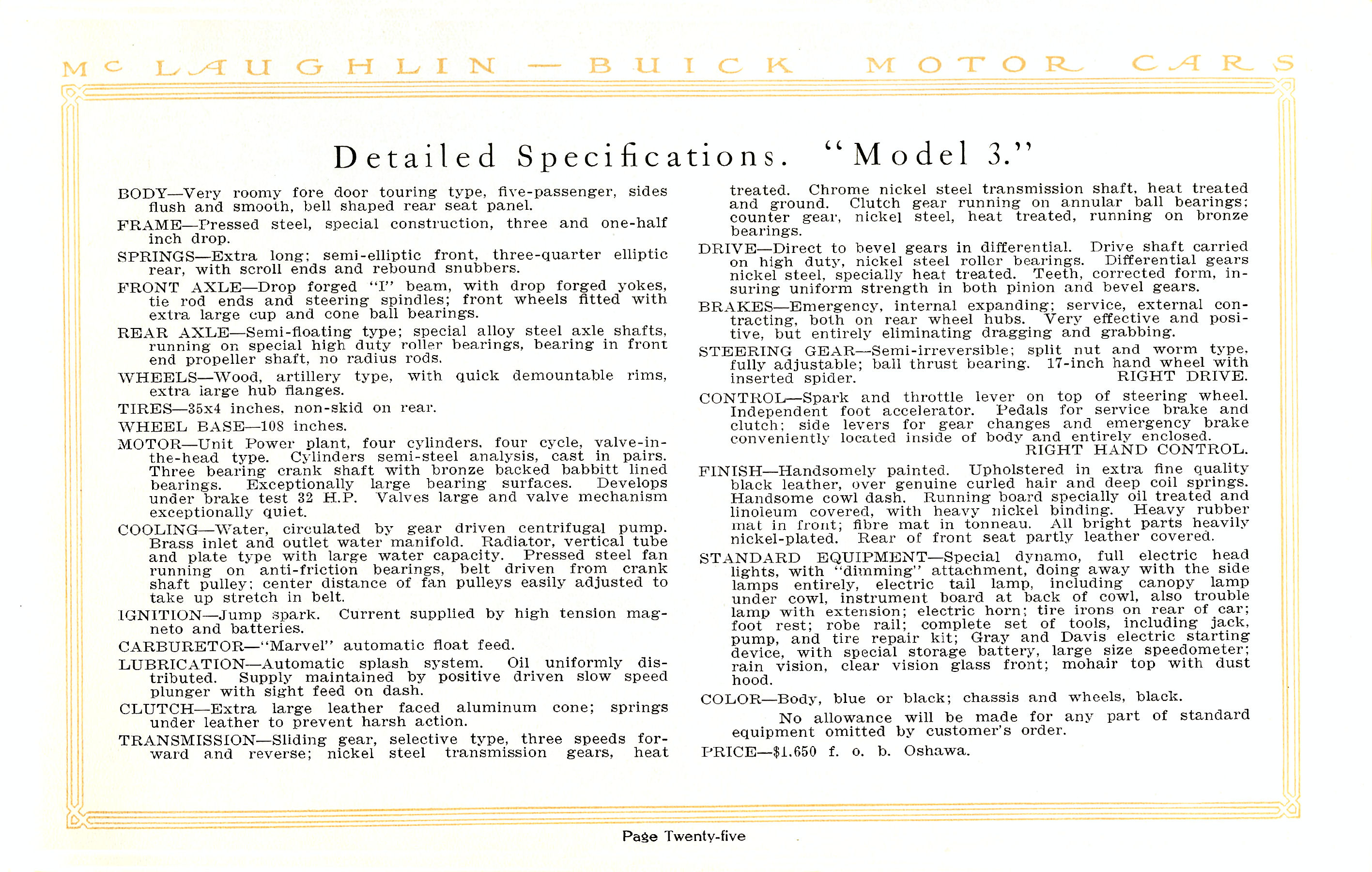 1914 McLaughlin Buick Motor Cars-25
