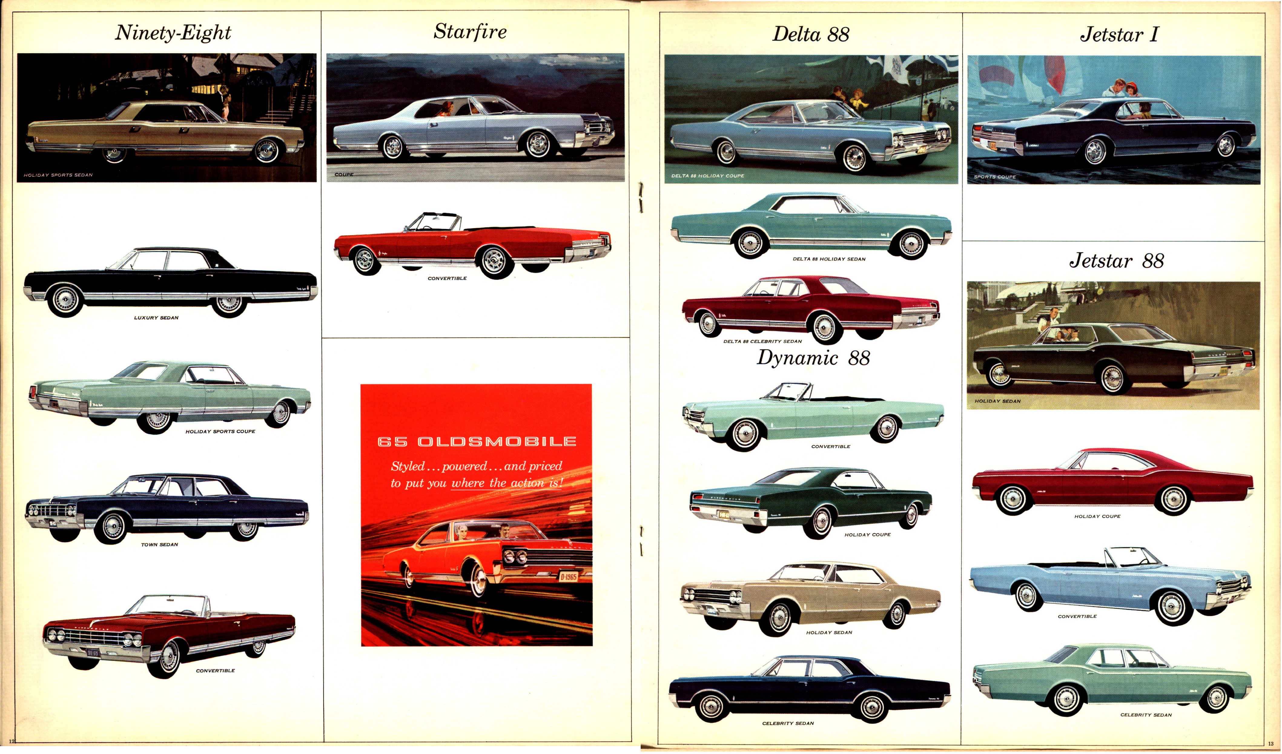1965 Oldsmobile Full Line Brochure (Cdn) 12-13