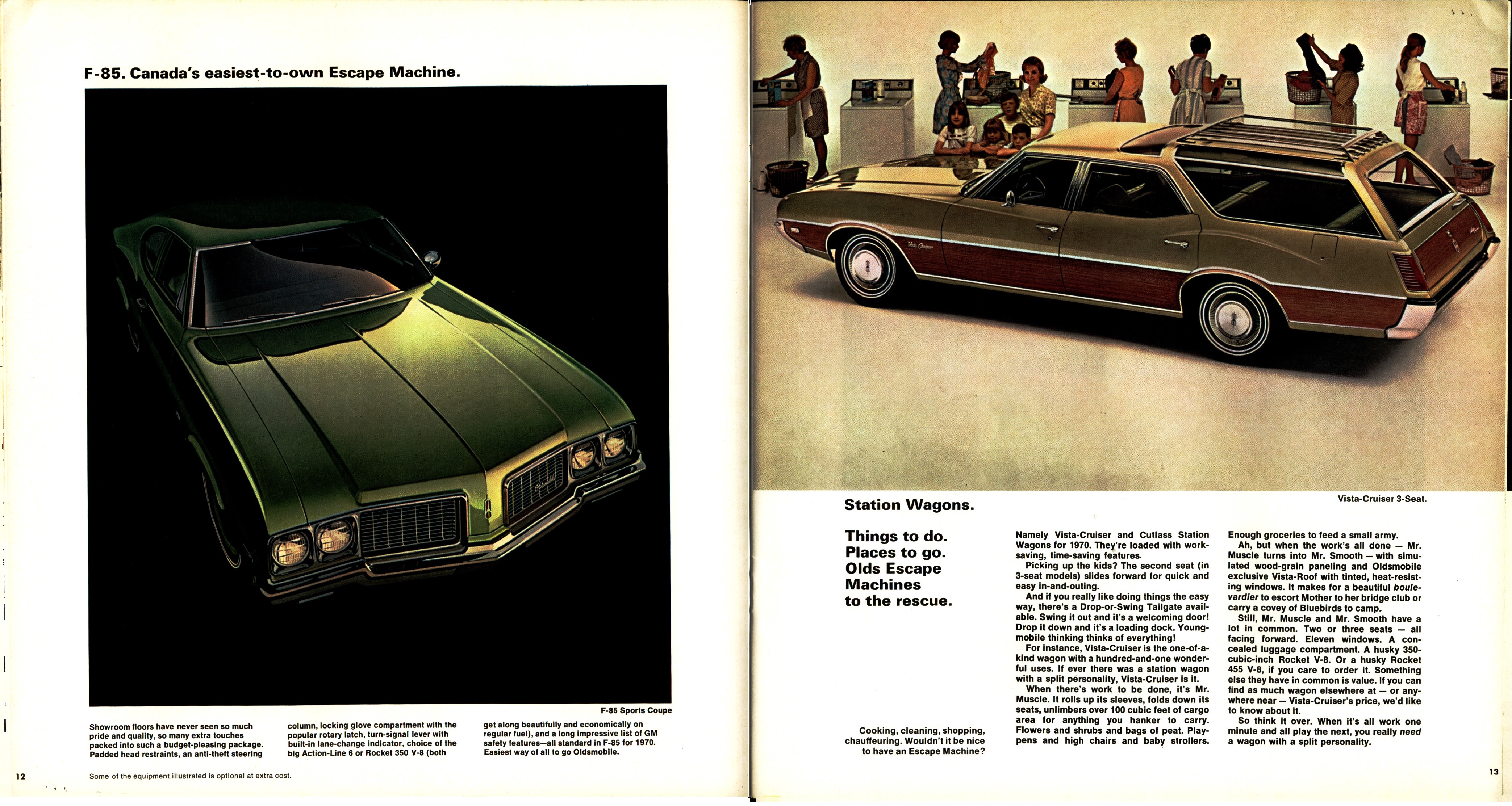 1970 Oldsmobile Full Line Brochure Canada 12-13
