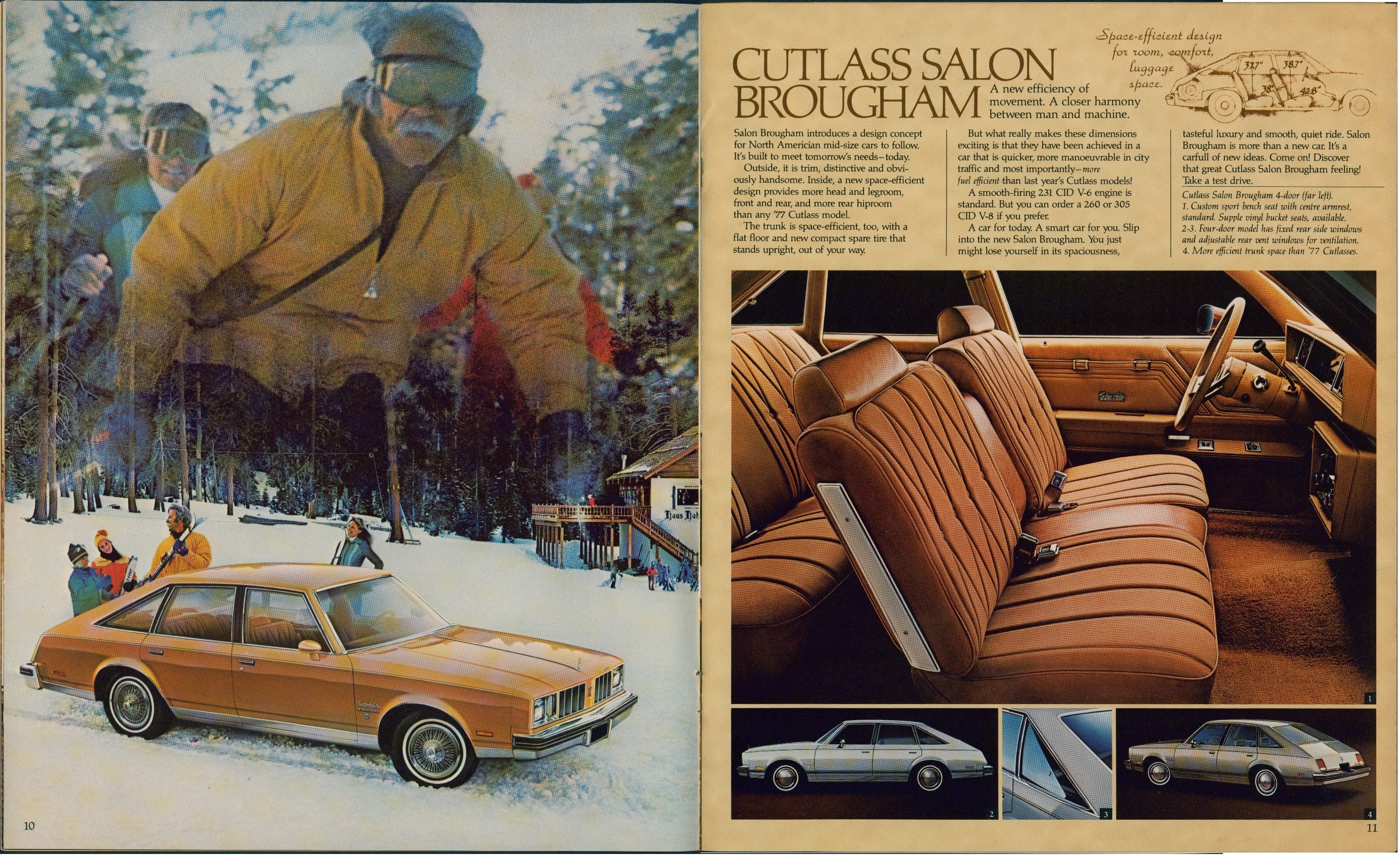 1978 Oldsmobile Cutlass & Omega Brochure Canada 10-11