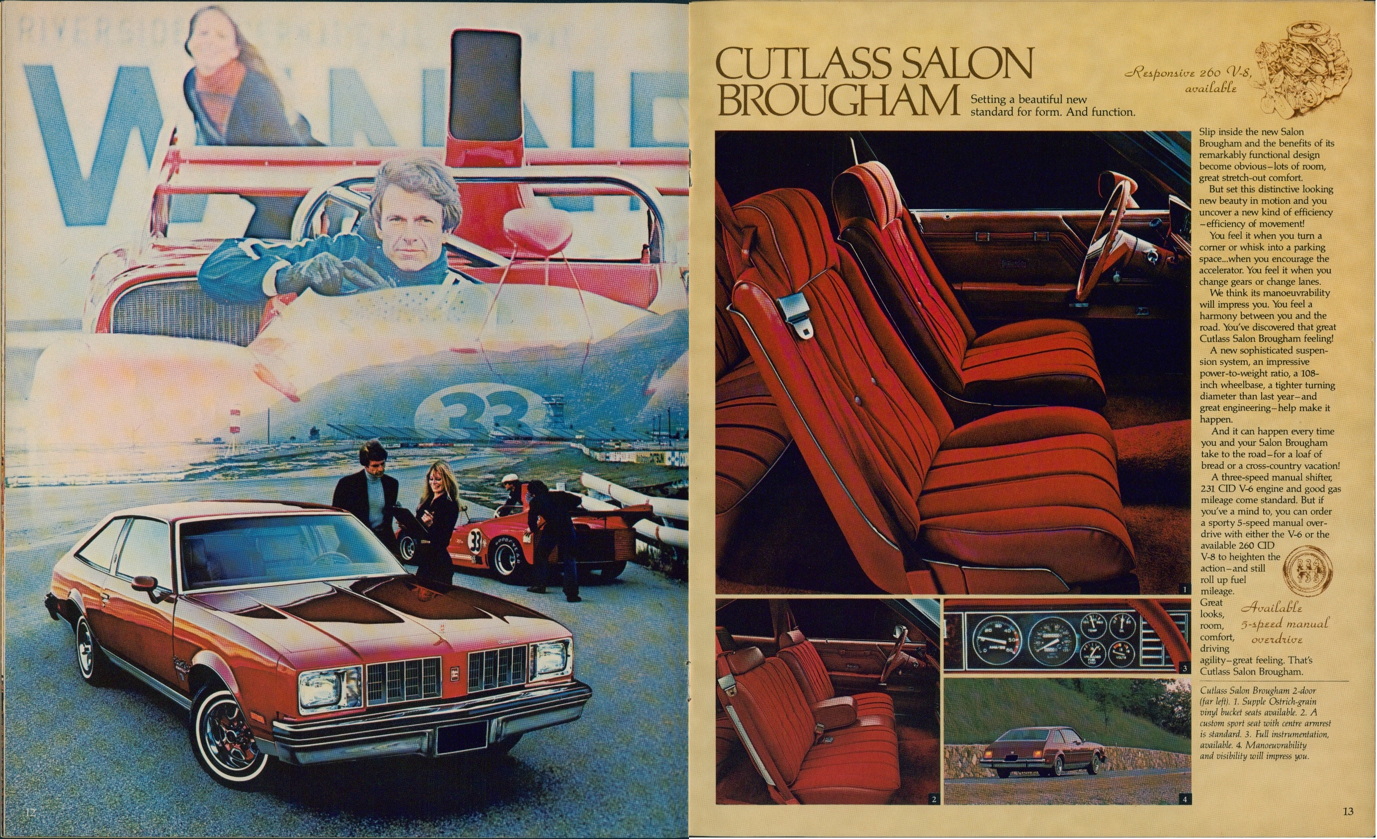 1978 Oldsmobile Cutlass & Omega Brochure Canada 12-13