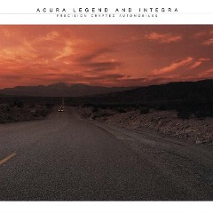 1986 Acura Legend & Integra  Brochure 00