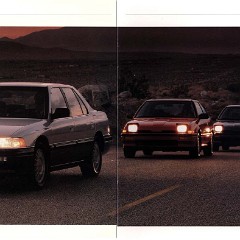 1986 Acura Legend & Integra  Brochure 00a-01