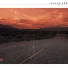 1986 Acura Legend & Integra  Brochure 16-01