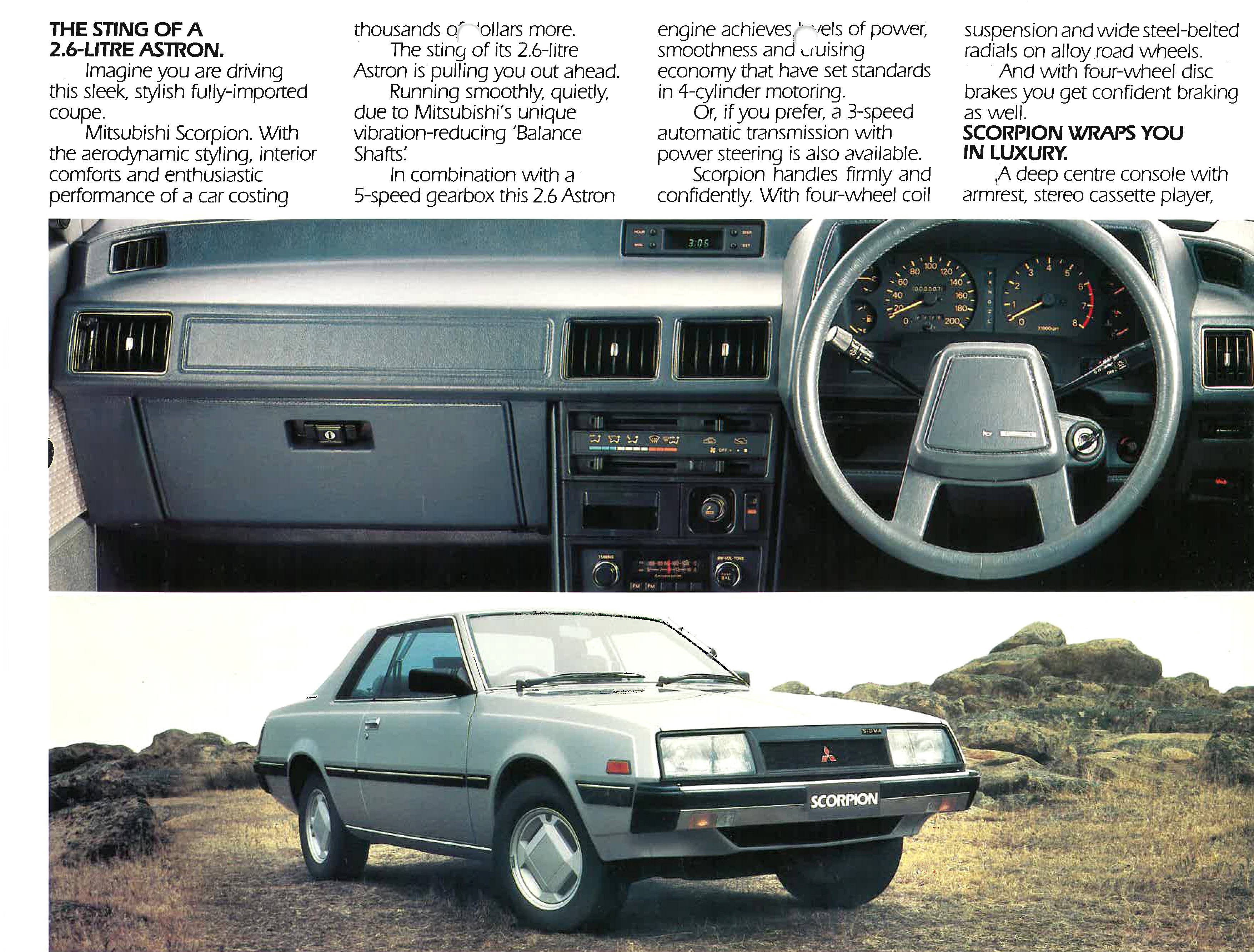 1983 Mitsubishi Scorpion 4pg - Australia page_02