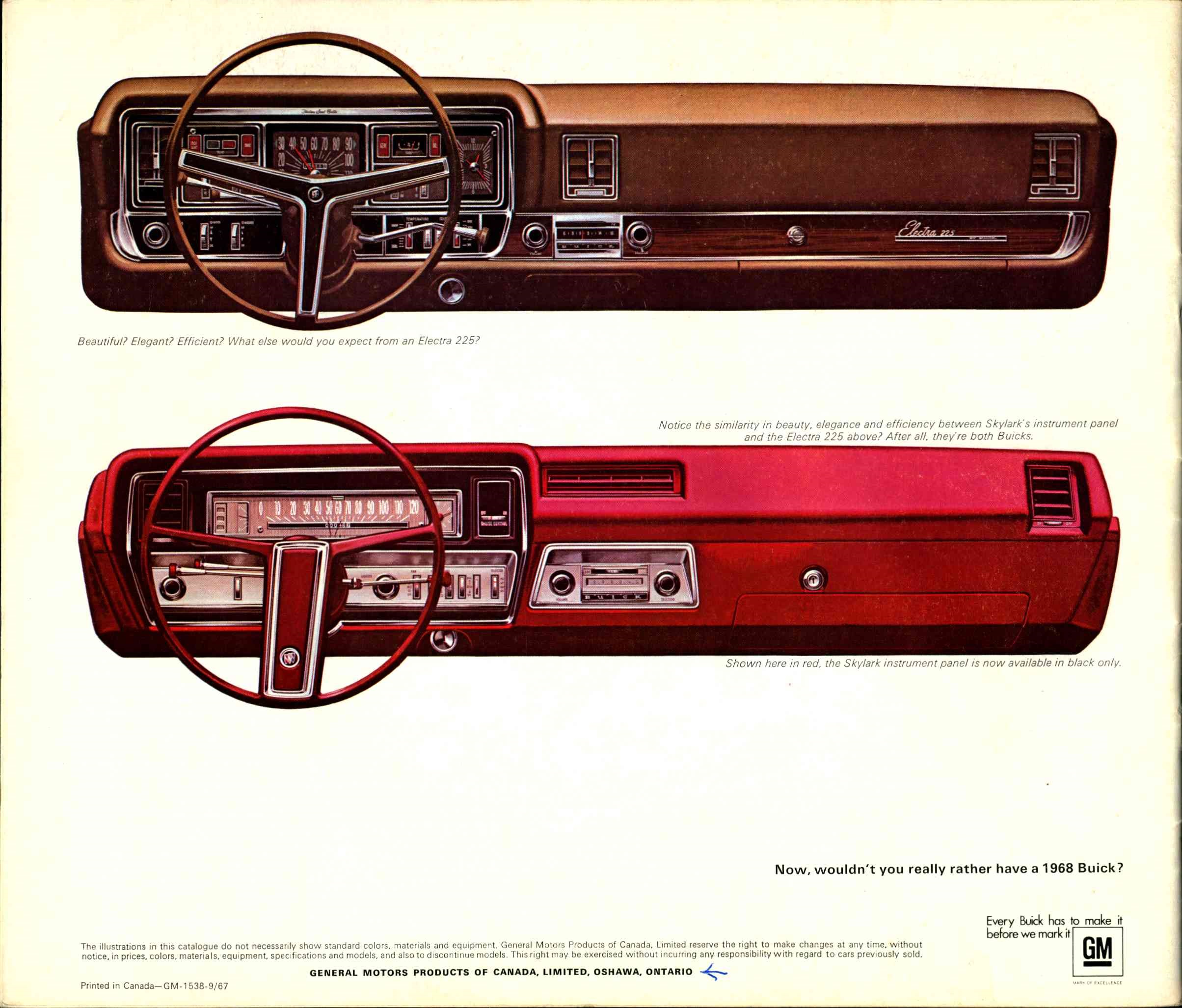 1968 buick full Line Brochure Canada 36