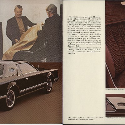 1978 Lincoln Continental Mark V Brochure 08-09