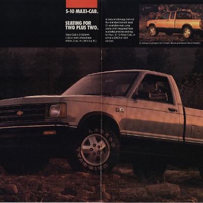1985 Chevrolet S-10 Pickup Brochure Canada 06-07
