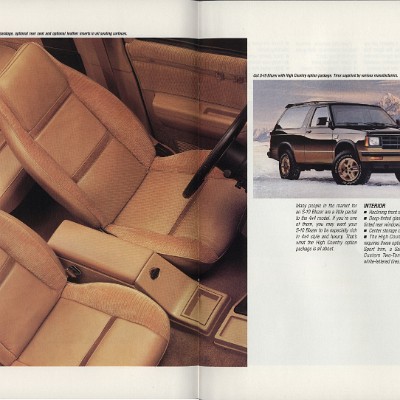 1988 Chevrolet S-10 Blazer Brochure 08-09