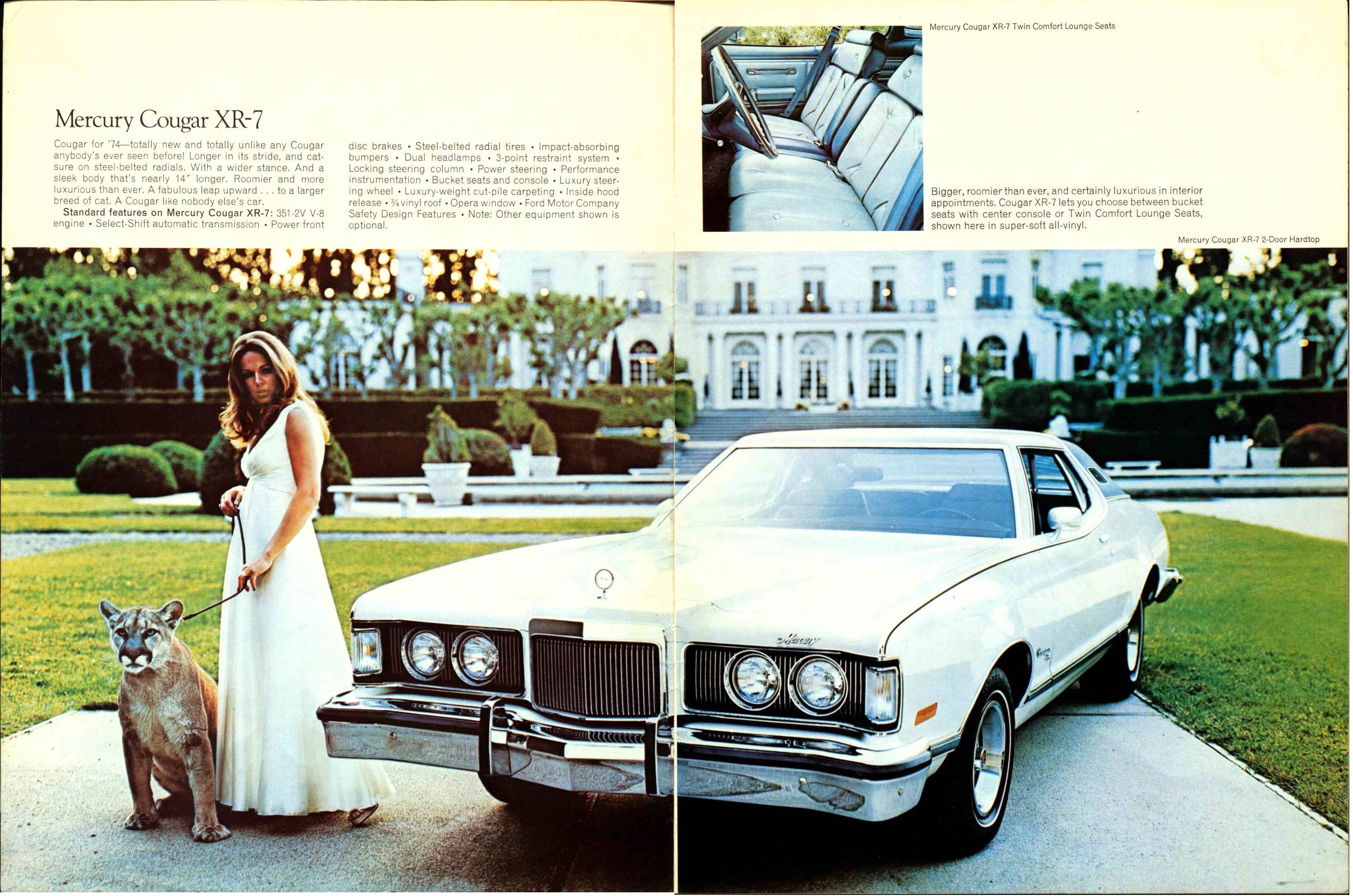 1974 Mercury Cougar XR-7 Brochure Canada 02-03