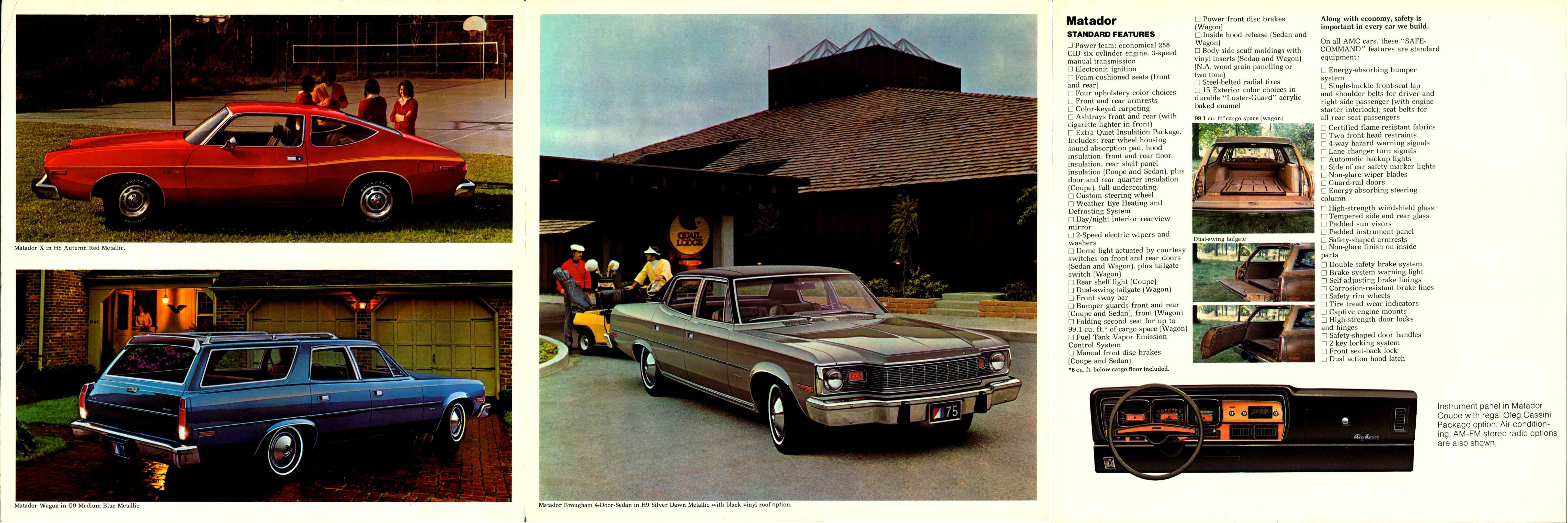 1975 AMC Matador Foldout Canada 02-03-04