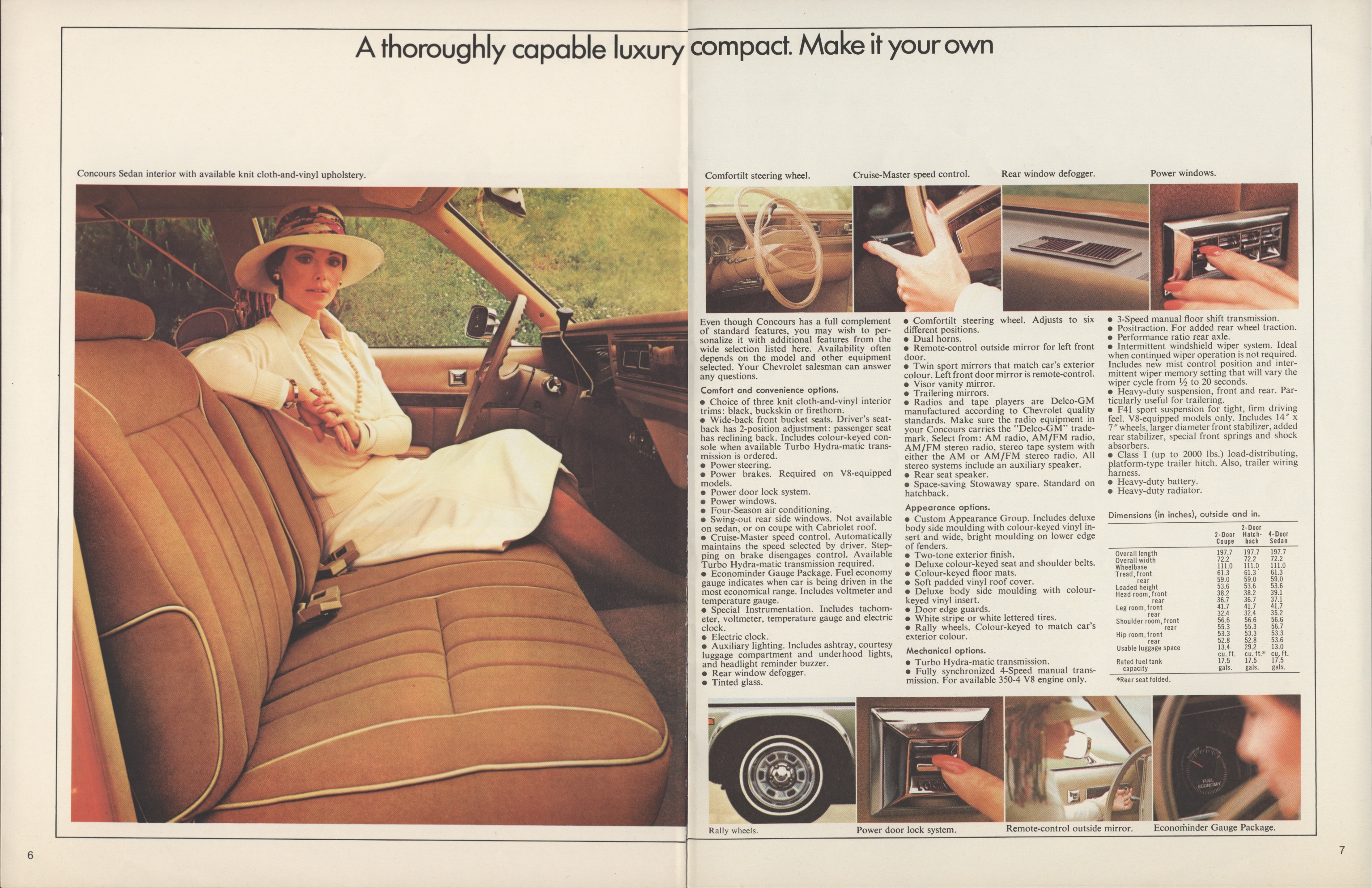 1977 Chevrolet Nova Concours Brochure Canada 06-07