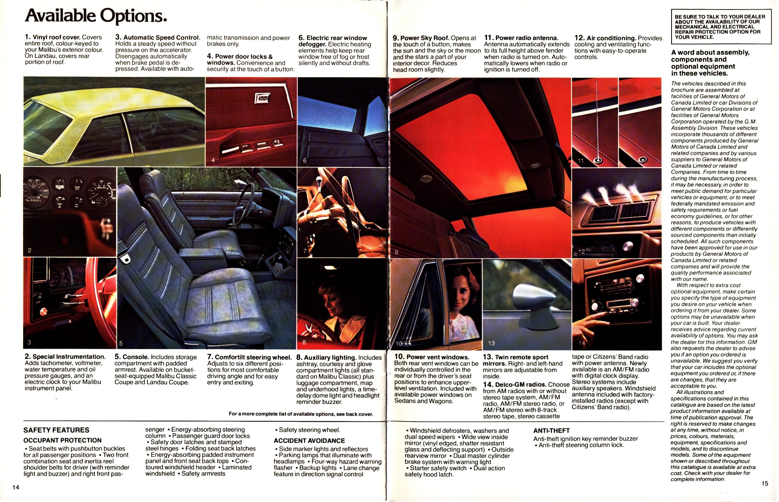 1979 Chevrolet Malibu Brochure Canada 14-15
