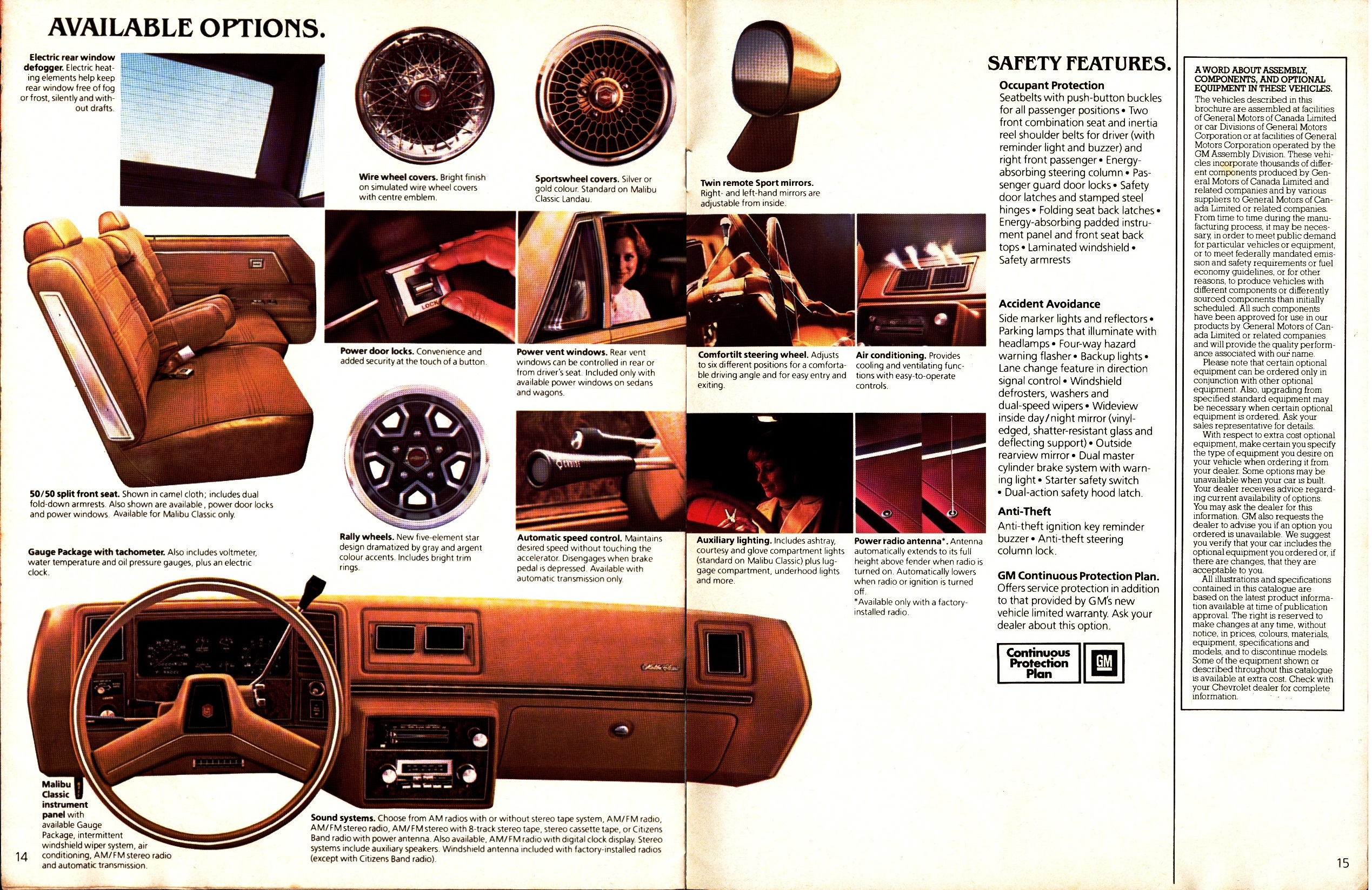 1980 Chevrolet Malibu Brochure Canada 14-15