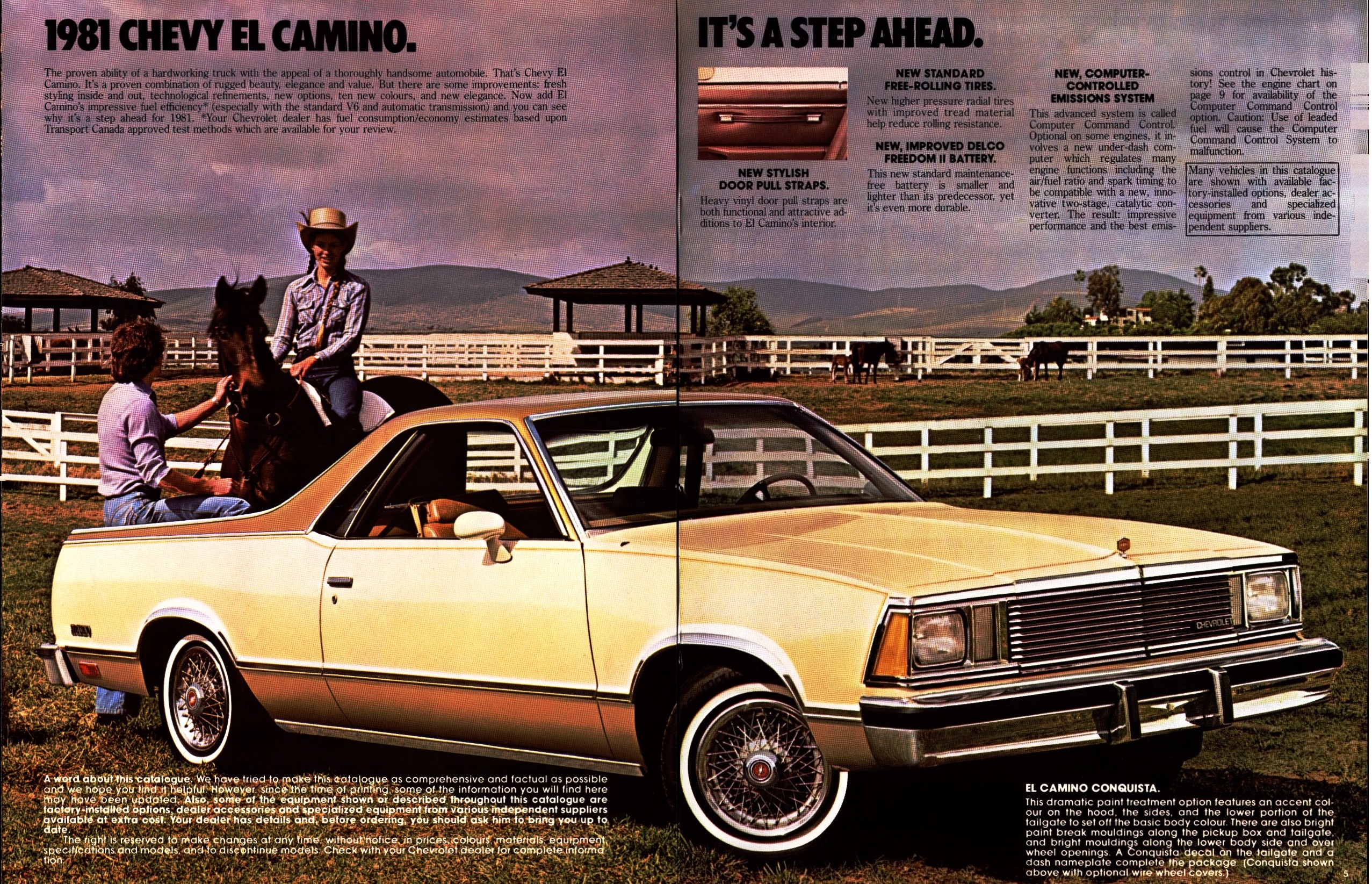 1981 Chevrolet El Camino Brochure Canada 02-05