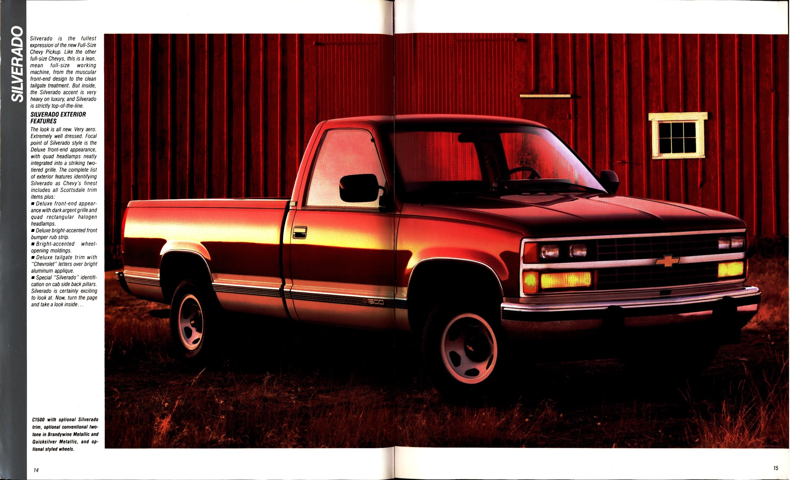 1988 Chevrolet Full Size Pickup Brochure (Rev) 14-15