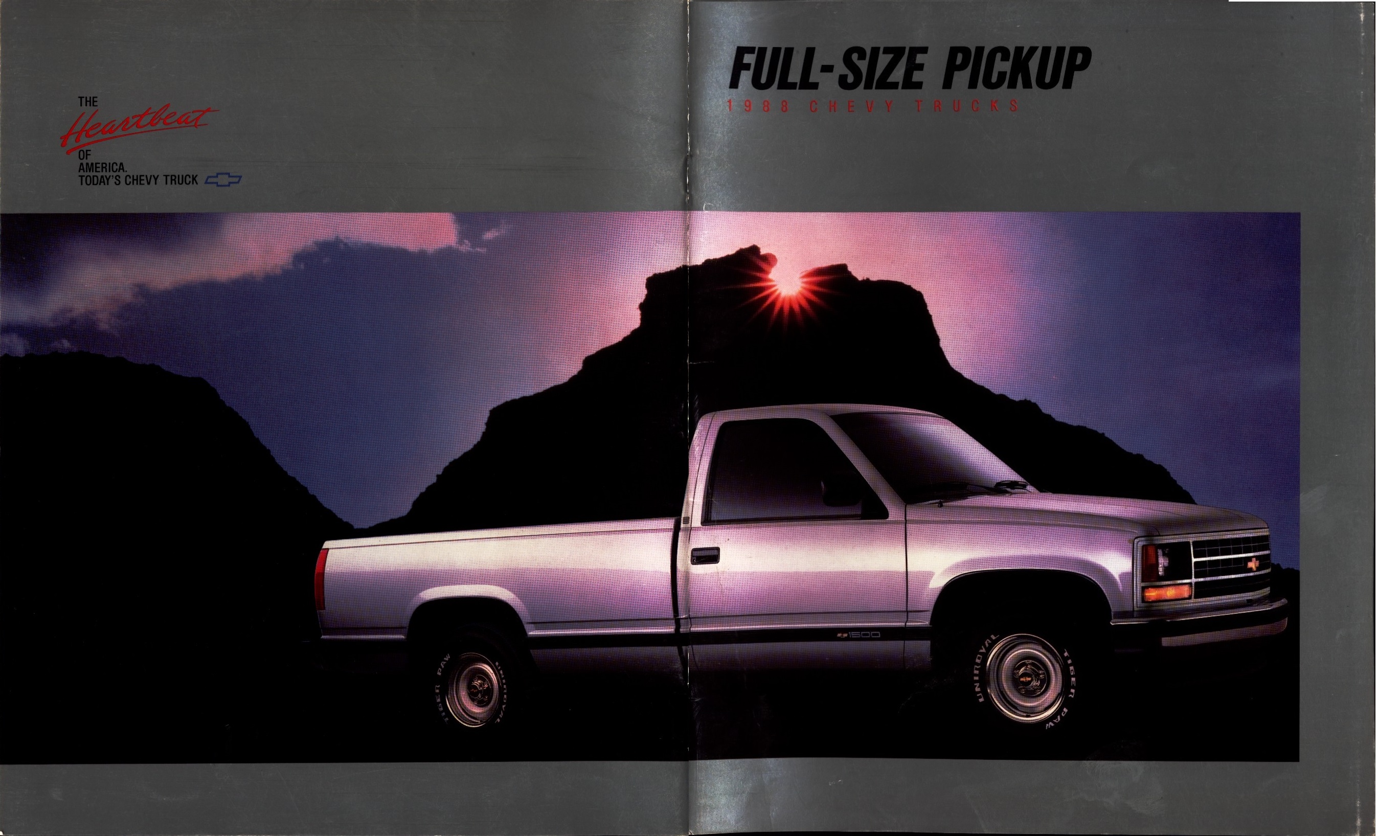 1988 Chevrolet Full Size Pickup Brochure (Rev) 38-00