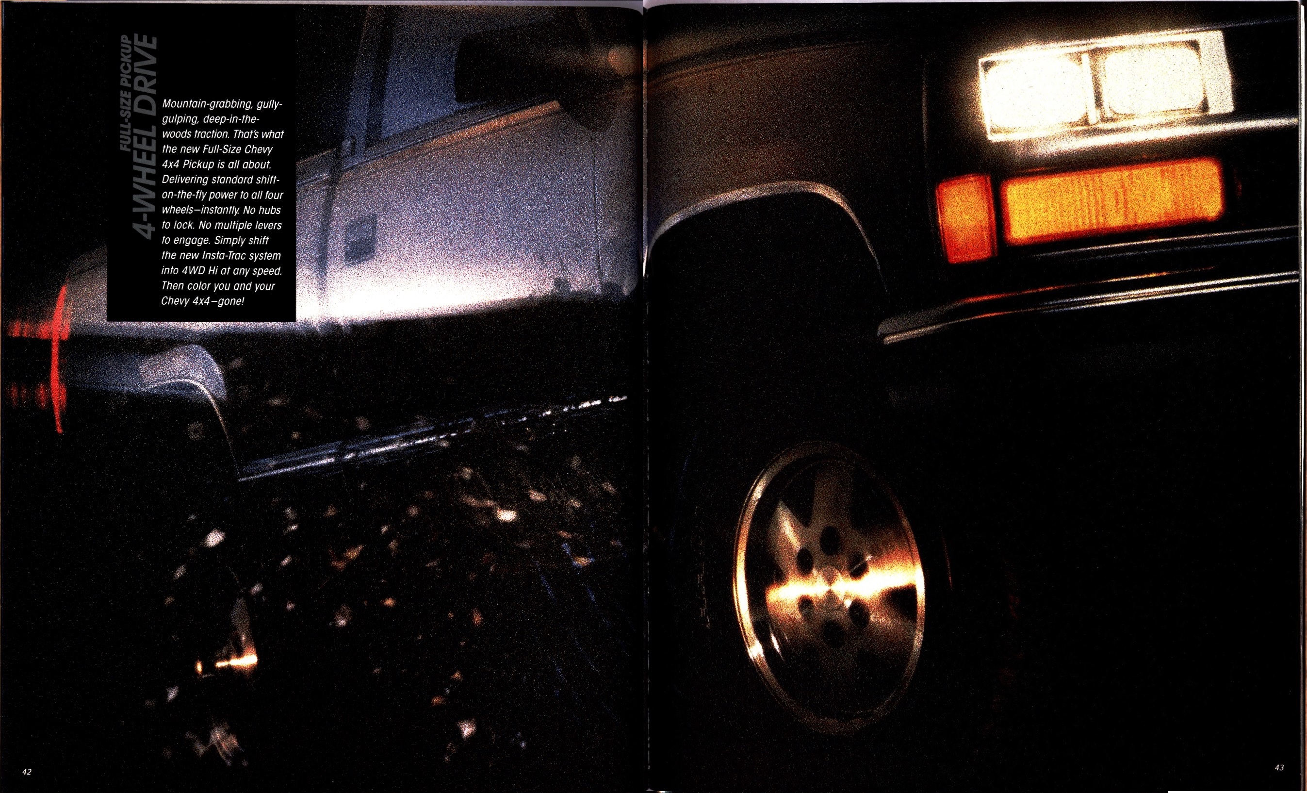 1988 Chevrolet Full Size Pickup Brochure 42-43