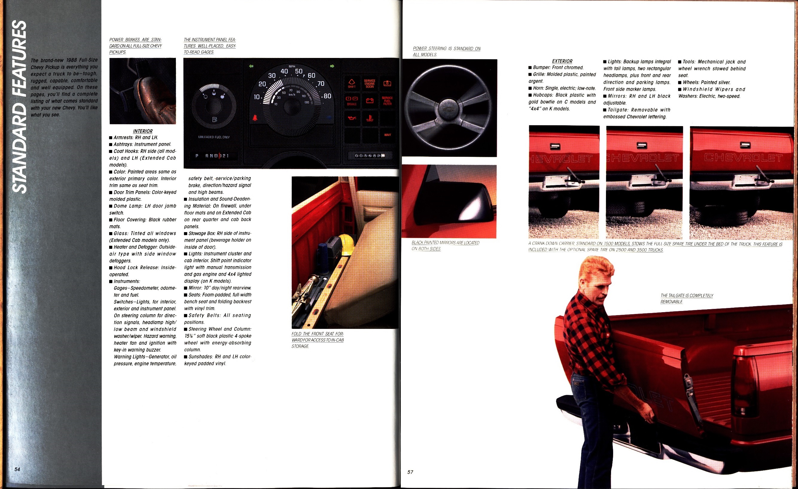 1988 Chevrolet Full Size Pickup Brochure 54-57